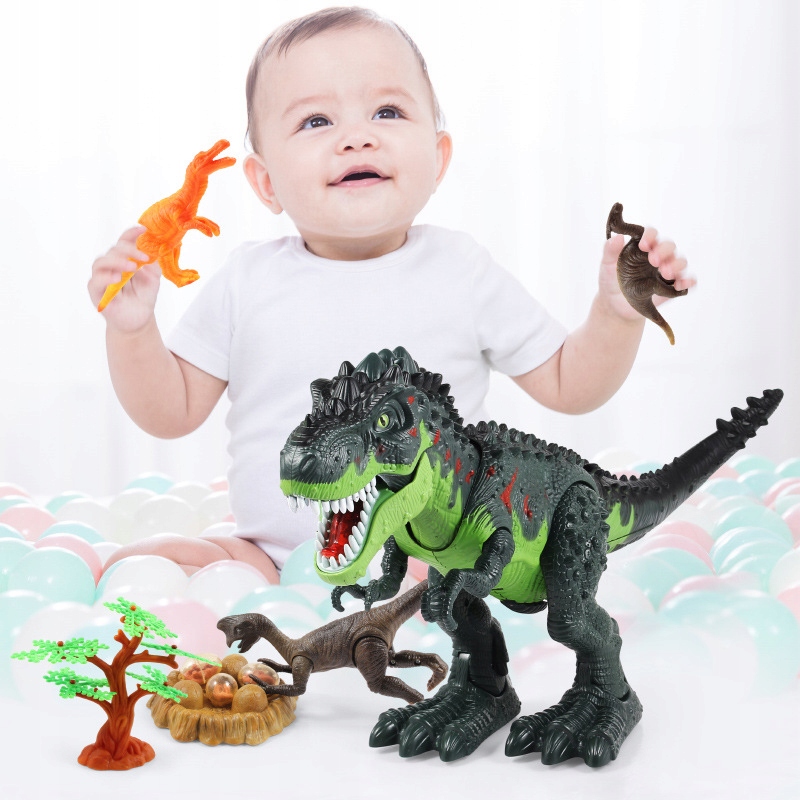 MTOYS dinozaur T-Rex interaktywny świeci ryczy