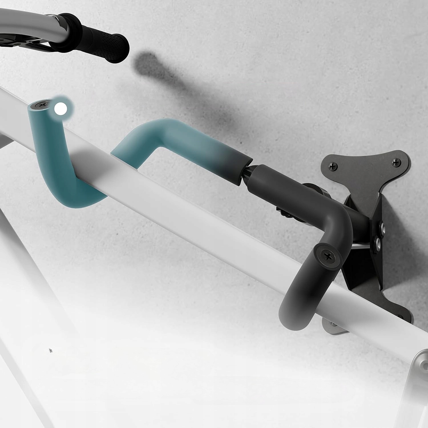 DVIRAČIO PAKABA SIENINĖ PAKABA SULANKSTAMA RANKENA REGULIUOJAMAS DVIRAČIO KABLIS