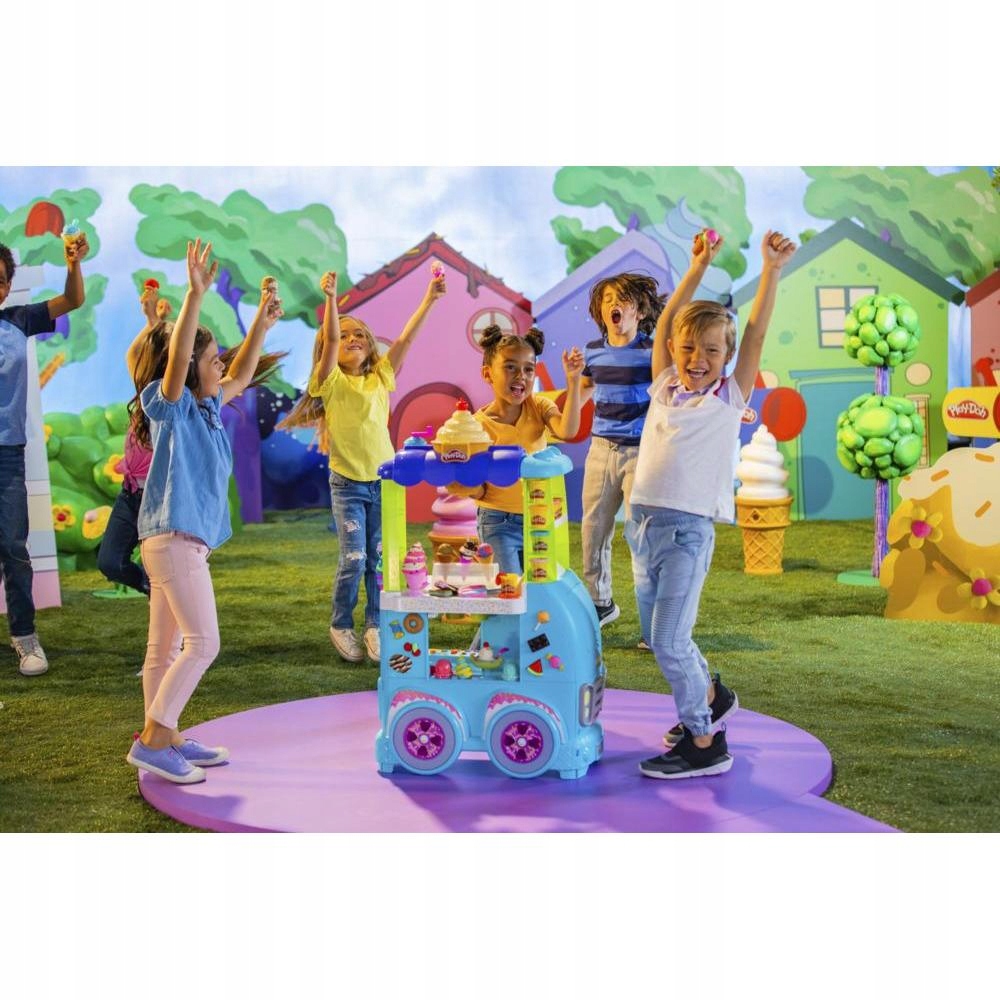 Hasbro Play-Doh ledų parduotuvė su 25 priedais