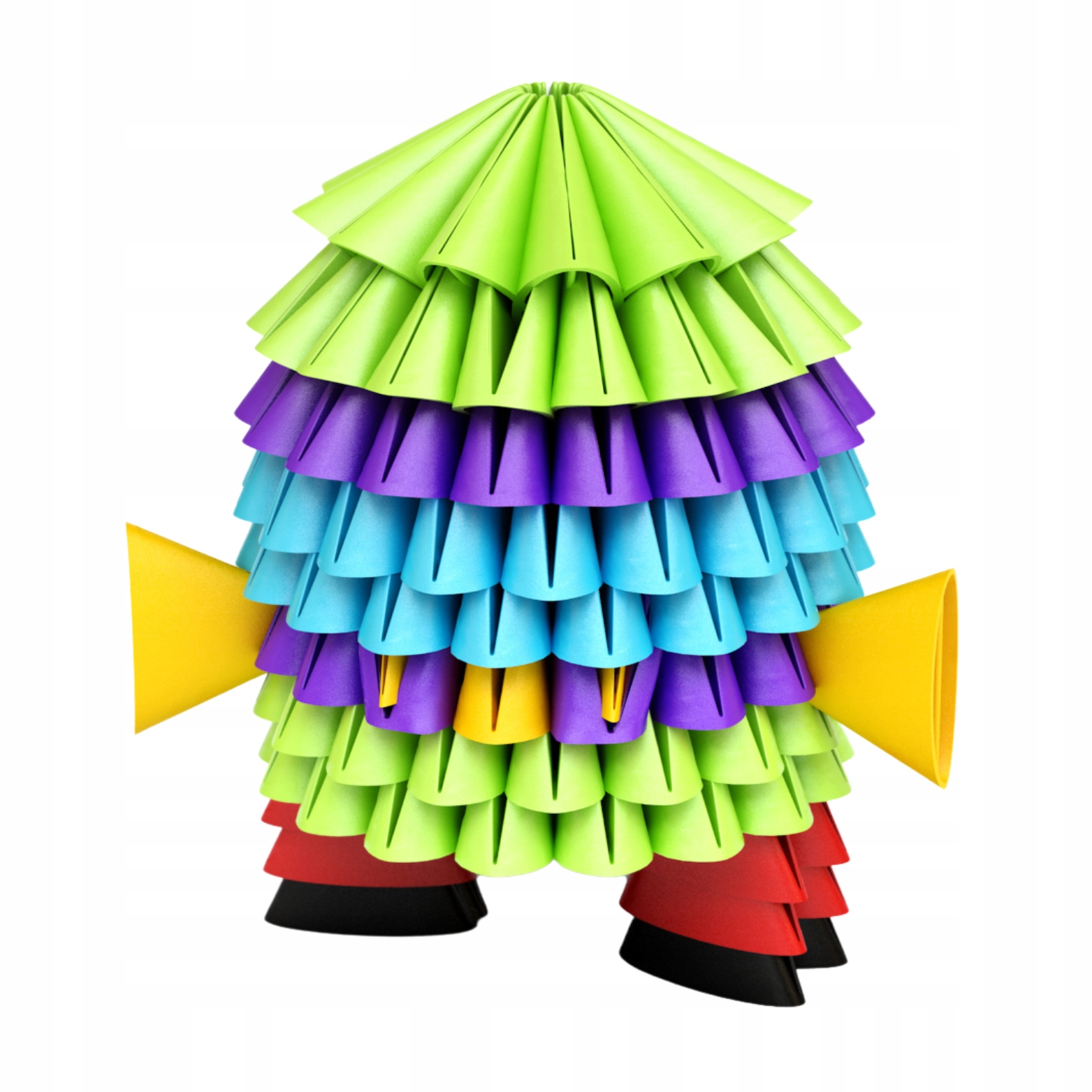 MELI GAMI Blokai 250 vienetų Origami statybinės plytos