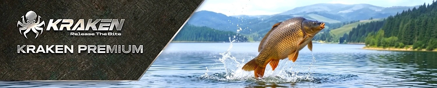 Teleskopinė žūklės ritė FEEDER KRAKEN žvejybos rinkinys 3,30m 120g