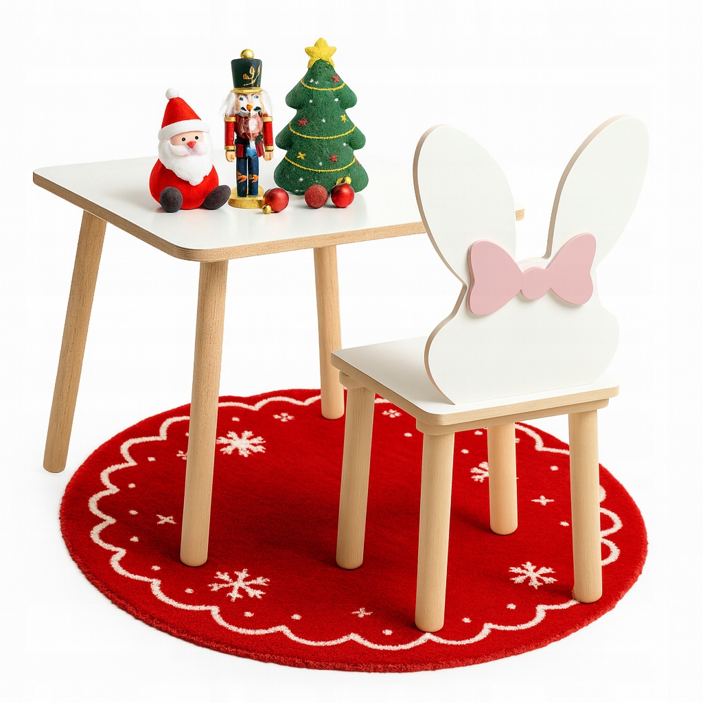 PlayPals Furniture stalas ir kėdutė Triušis 50 cm