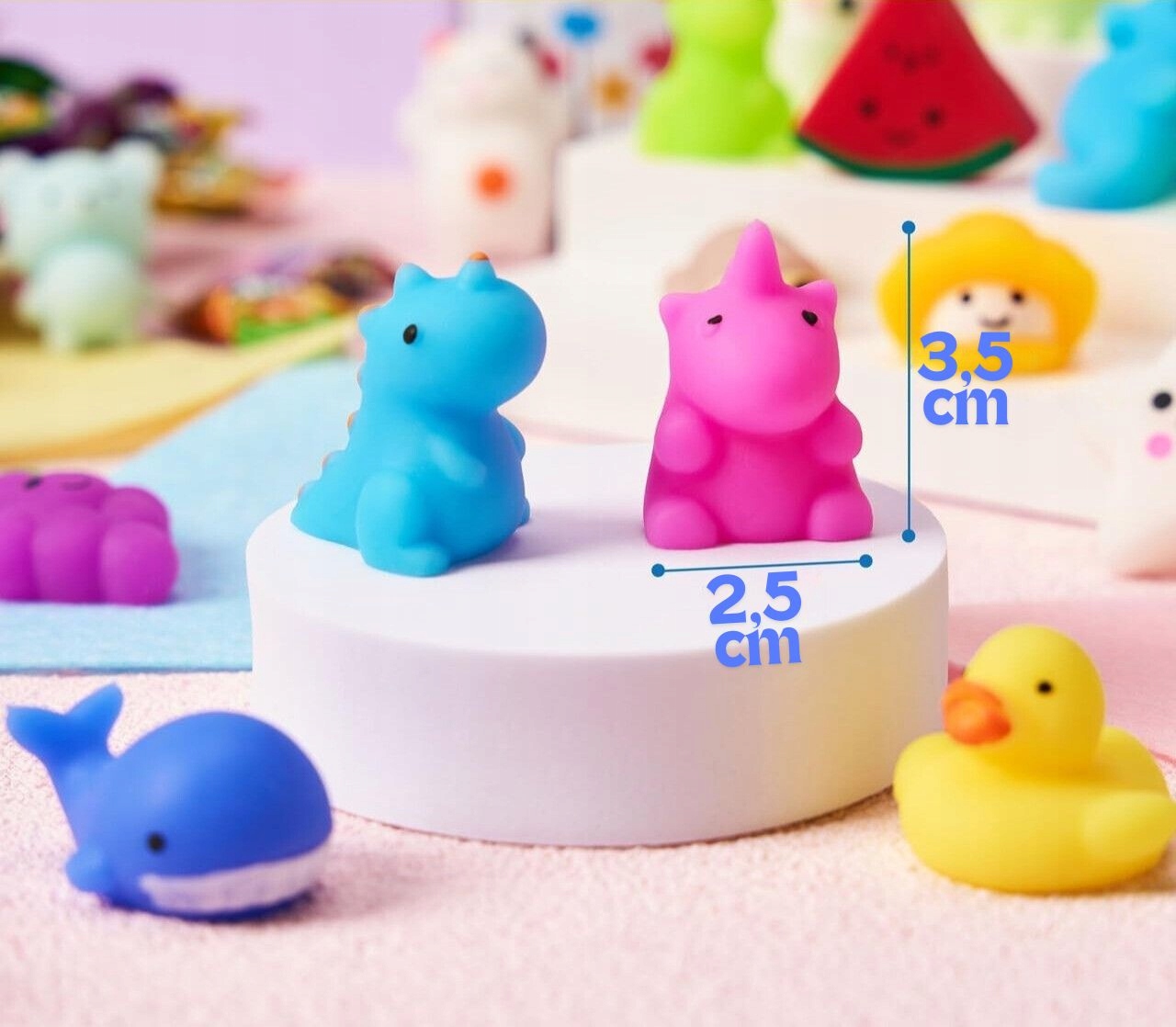 Gniotek antystresowy Squishy Mochi zwierzęta 25 szt