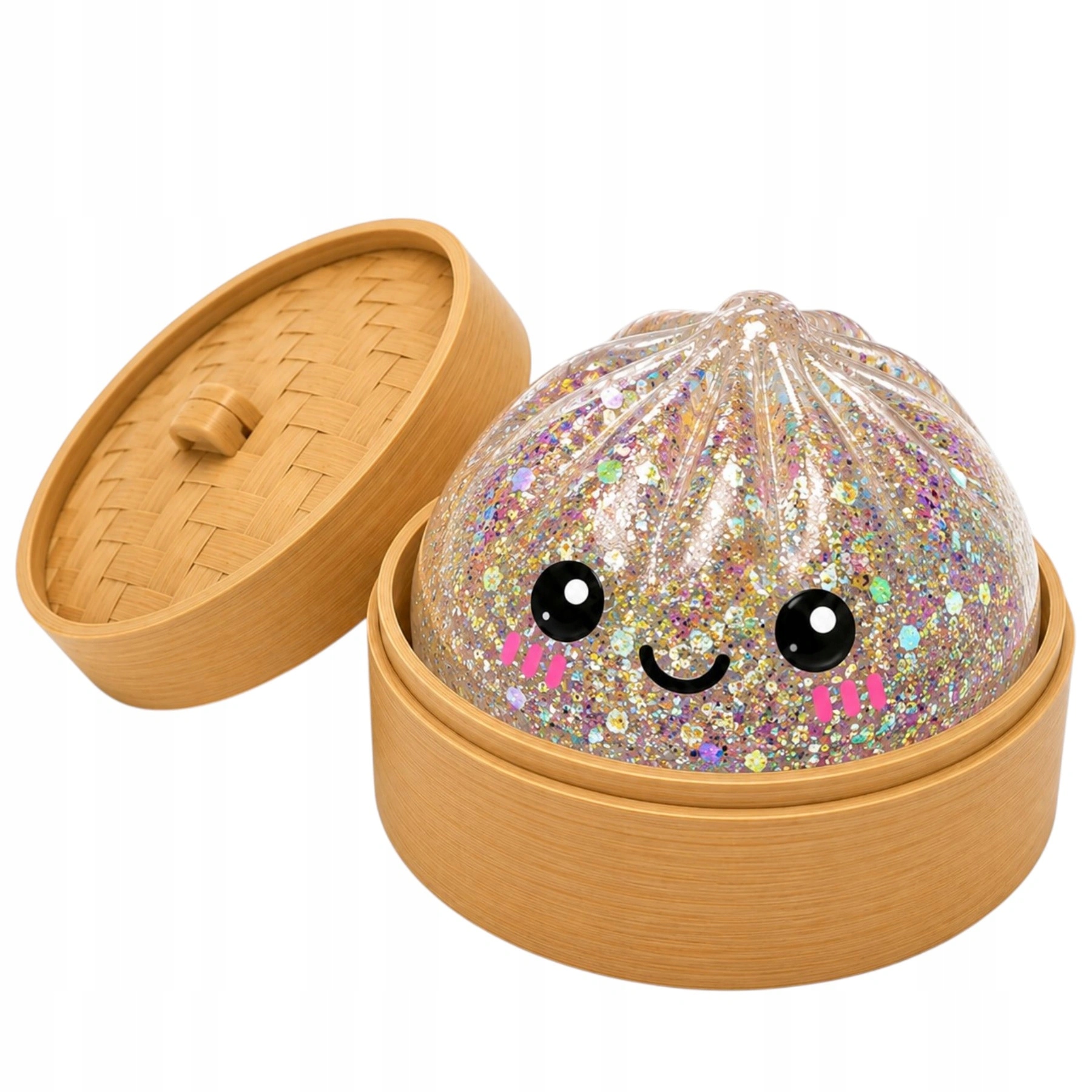Toys gniotek pieróg świecący brokat dumpling