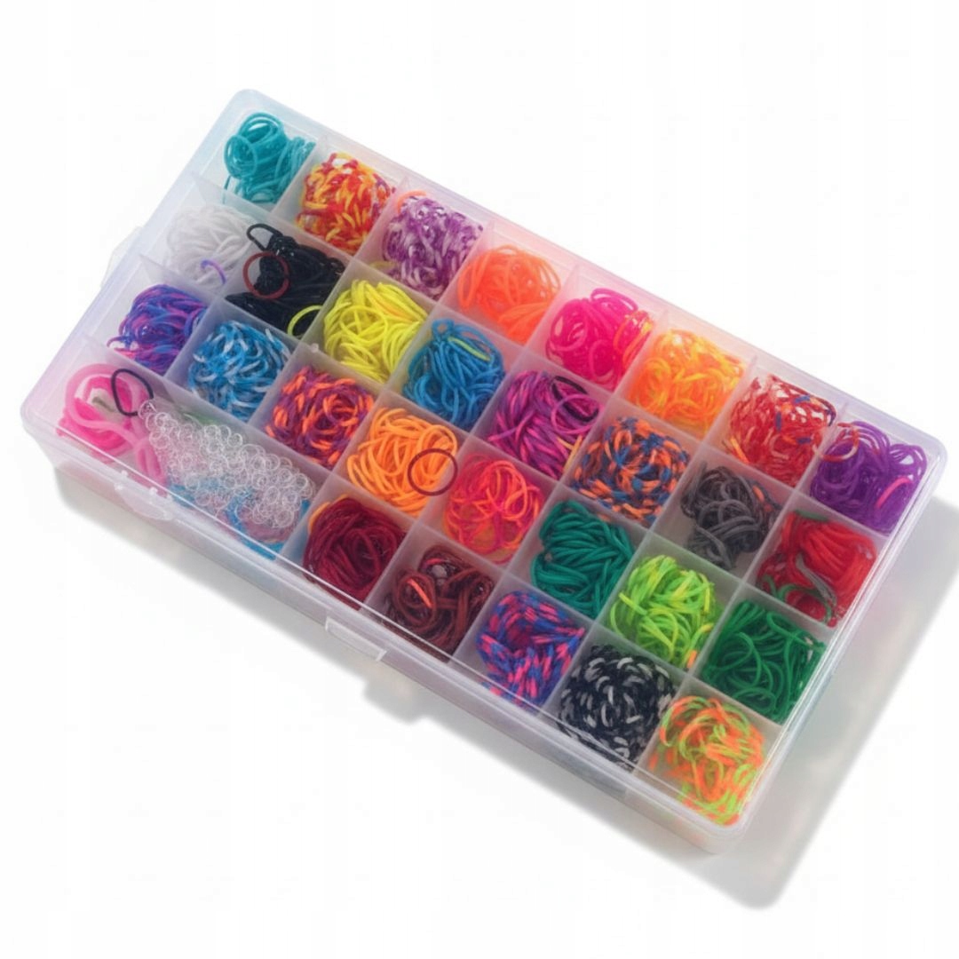 Gumų rankginių rinkinys loom bands 1500 vnt