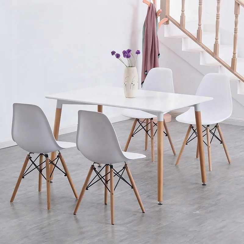 Skandinaviško stiliaus kėdė su balto buko kojomis, skirta PREMIUM Kitchen Living Room