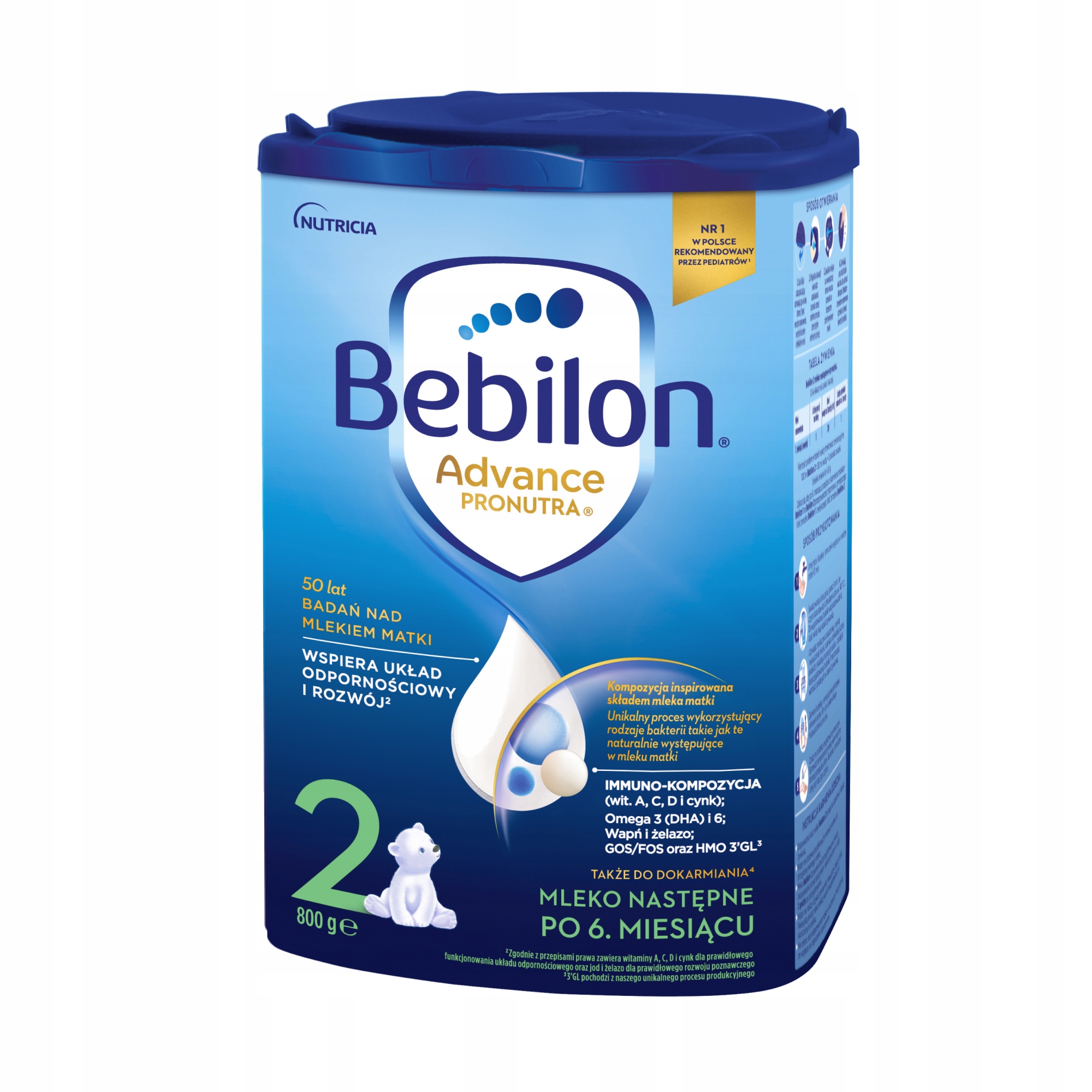 Bebilon 2 su Pronutra, modifikuotas pienas, 800 g
