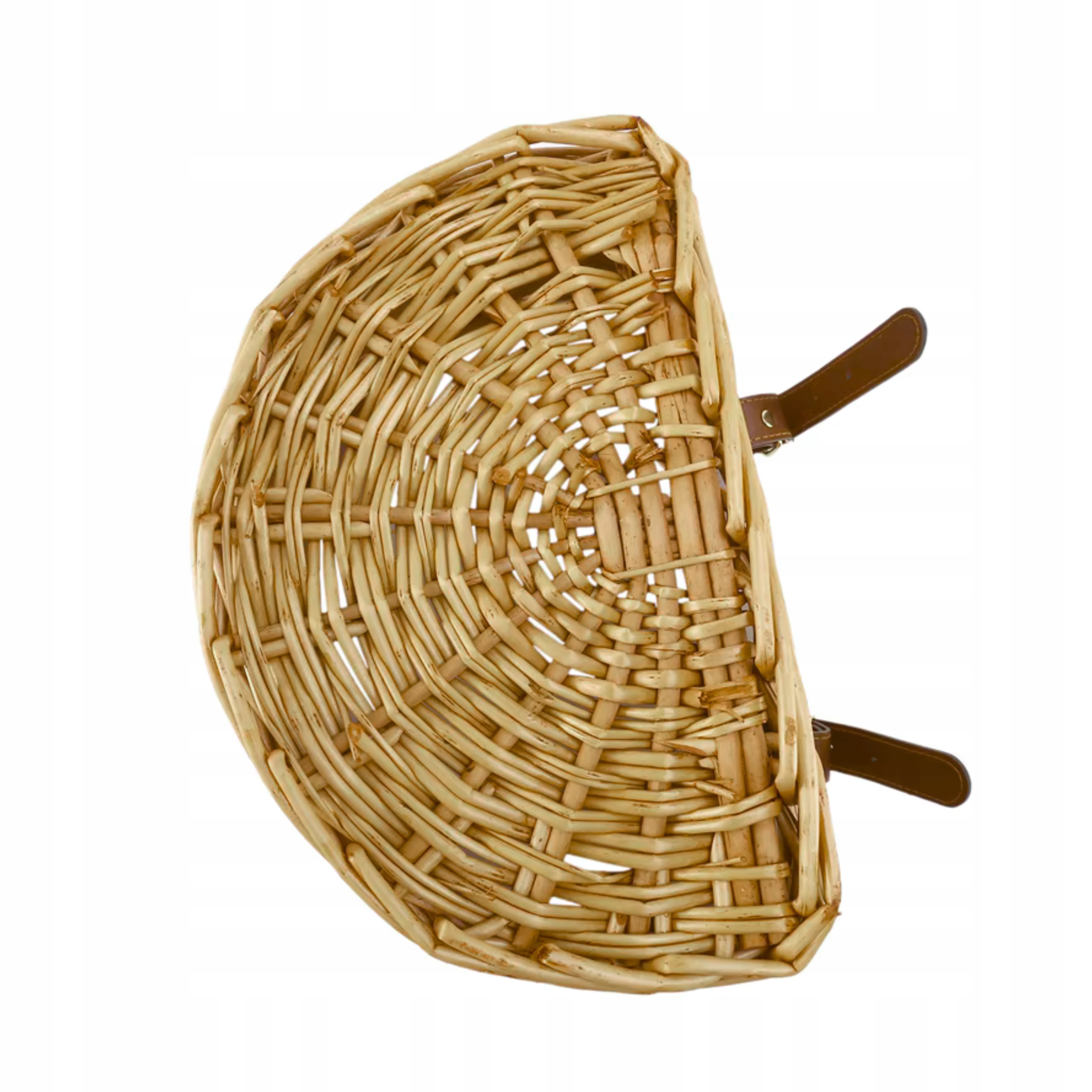 WICKER DVIRAČIO KREPŠELIS DVIRAČIUI, RANKA, TALPOS RANKENA SU Tvirtinamu