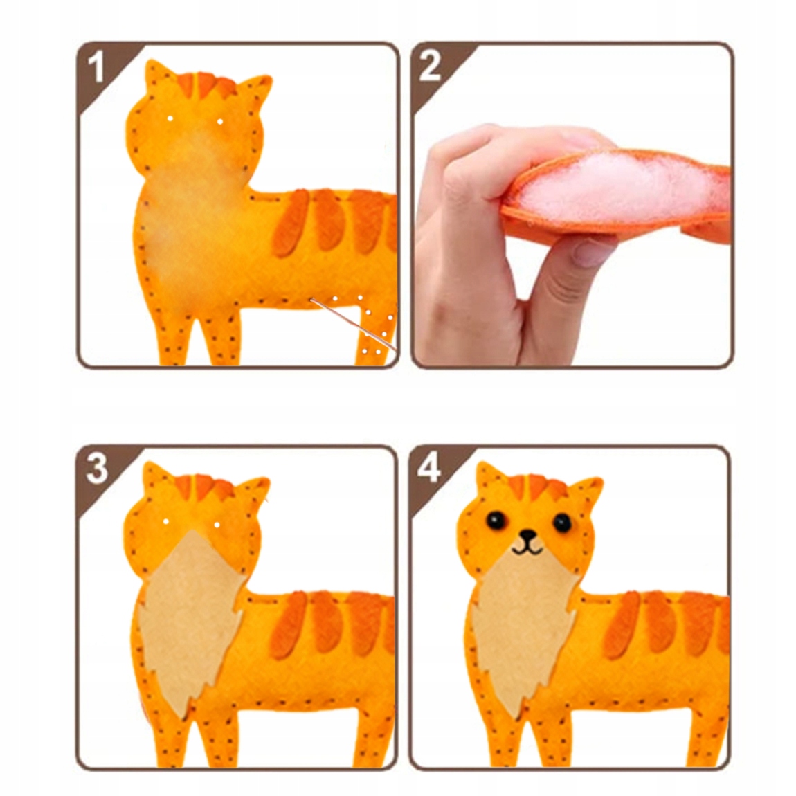 VELTINIAI GYVŪNAI KATĖS, SUSIJUSI DIY KATTEN 12 VIENŲ RINKINYS VAIKAMS
