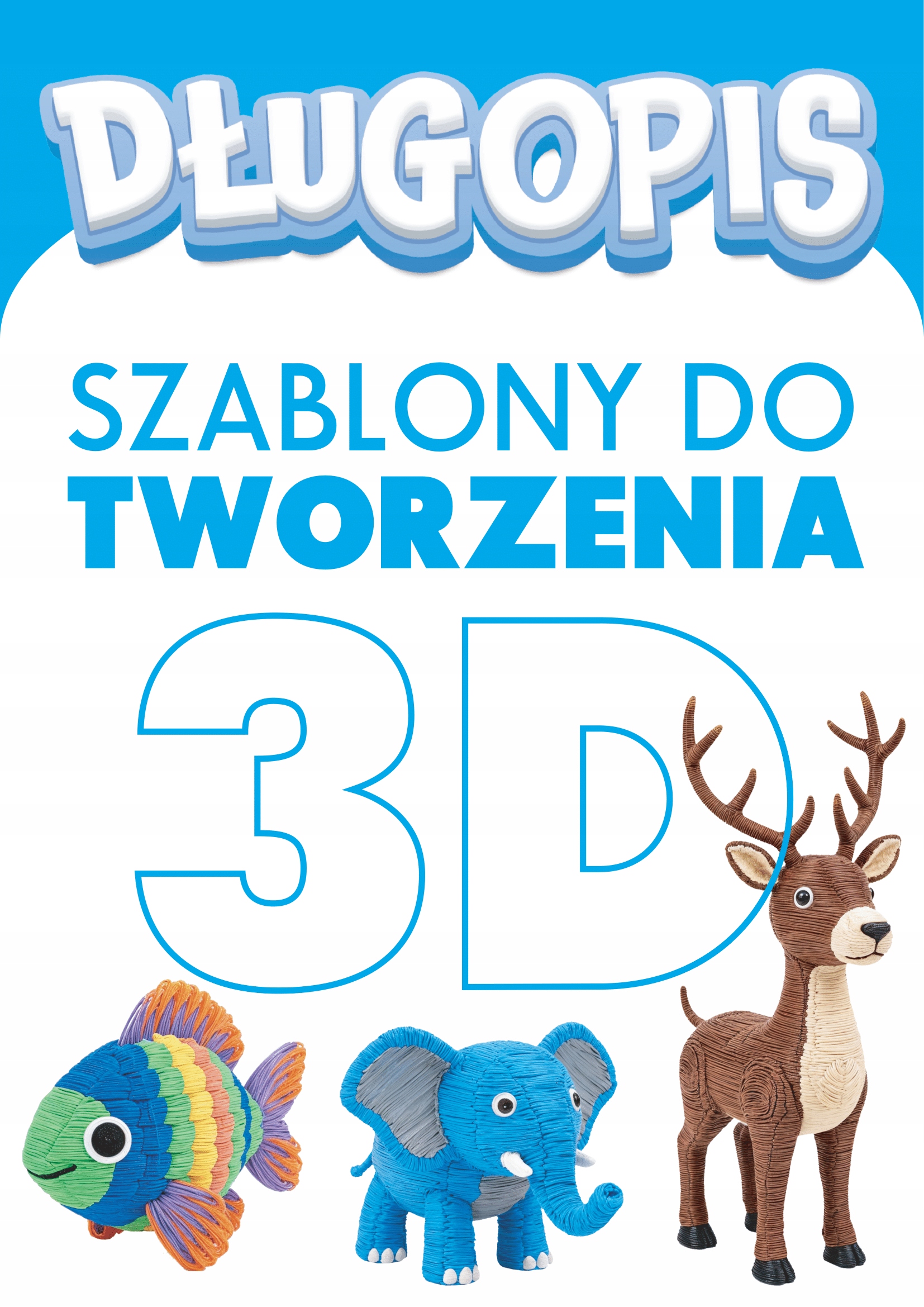 Electo 3D rašiklis vaikams su 260 metrų filamentais ir šablonais