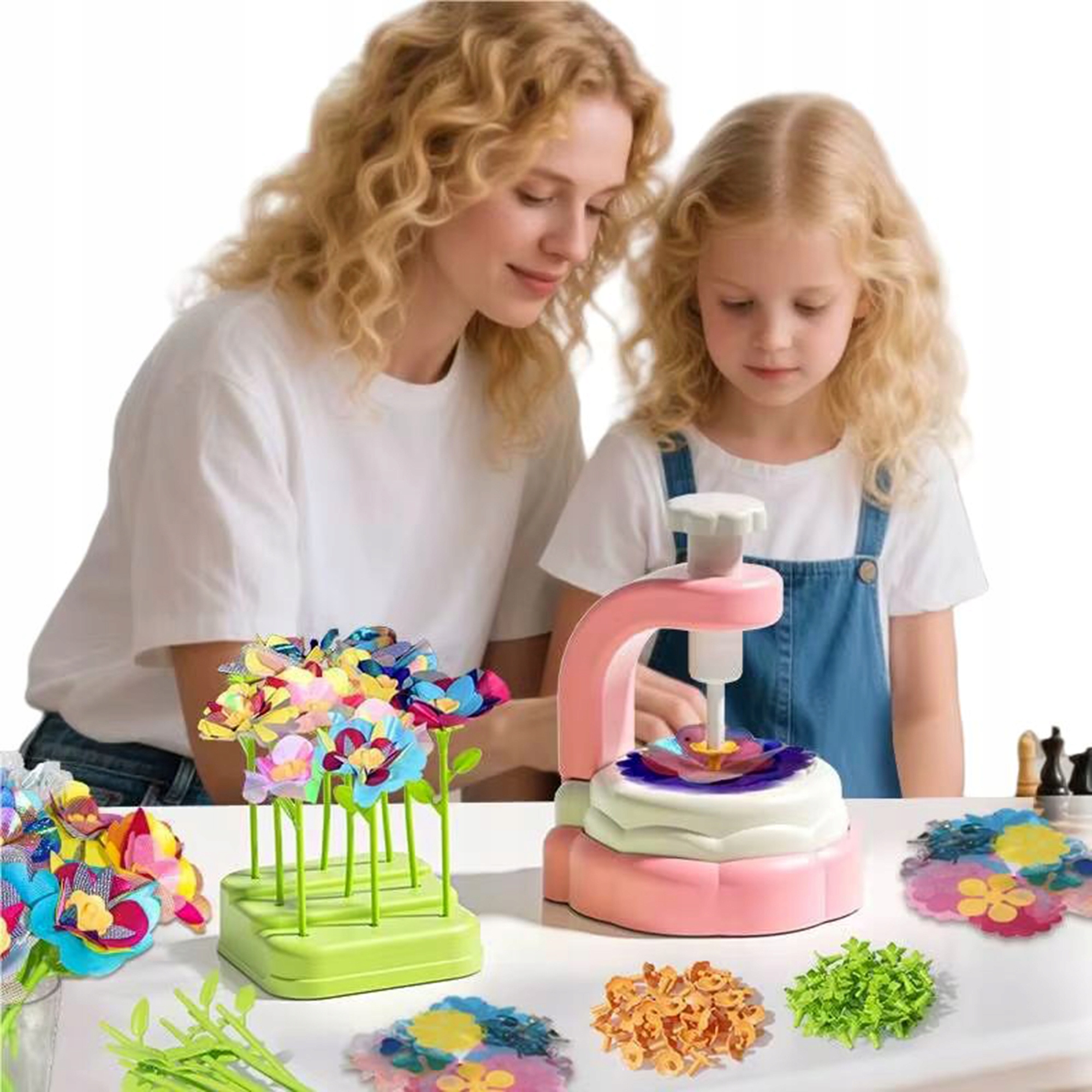 3D FLOWER MAKER KŪRYBINIS RINKINYS XXL 160 EL DIY puokštės