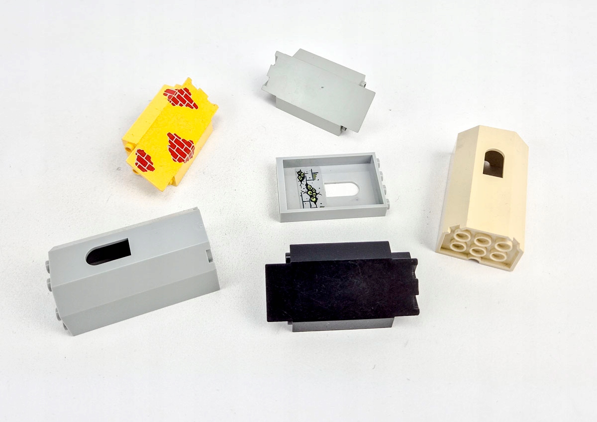 % LEGO Aksesuarai Elementai Sienos Sienos Pilis Skos %