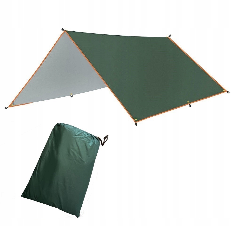 TARP vandeniui atsparūs TERMINIAI KEMPINGŲ LAKŠTAI 3X3 m SAULĖS BURĖ