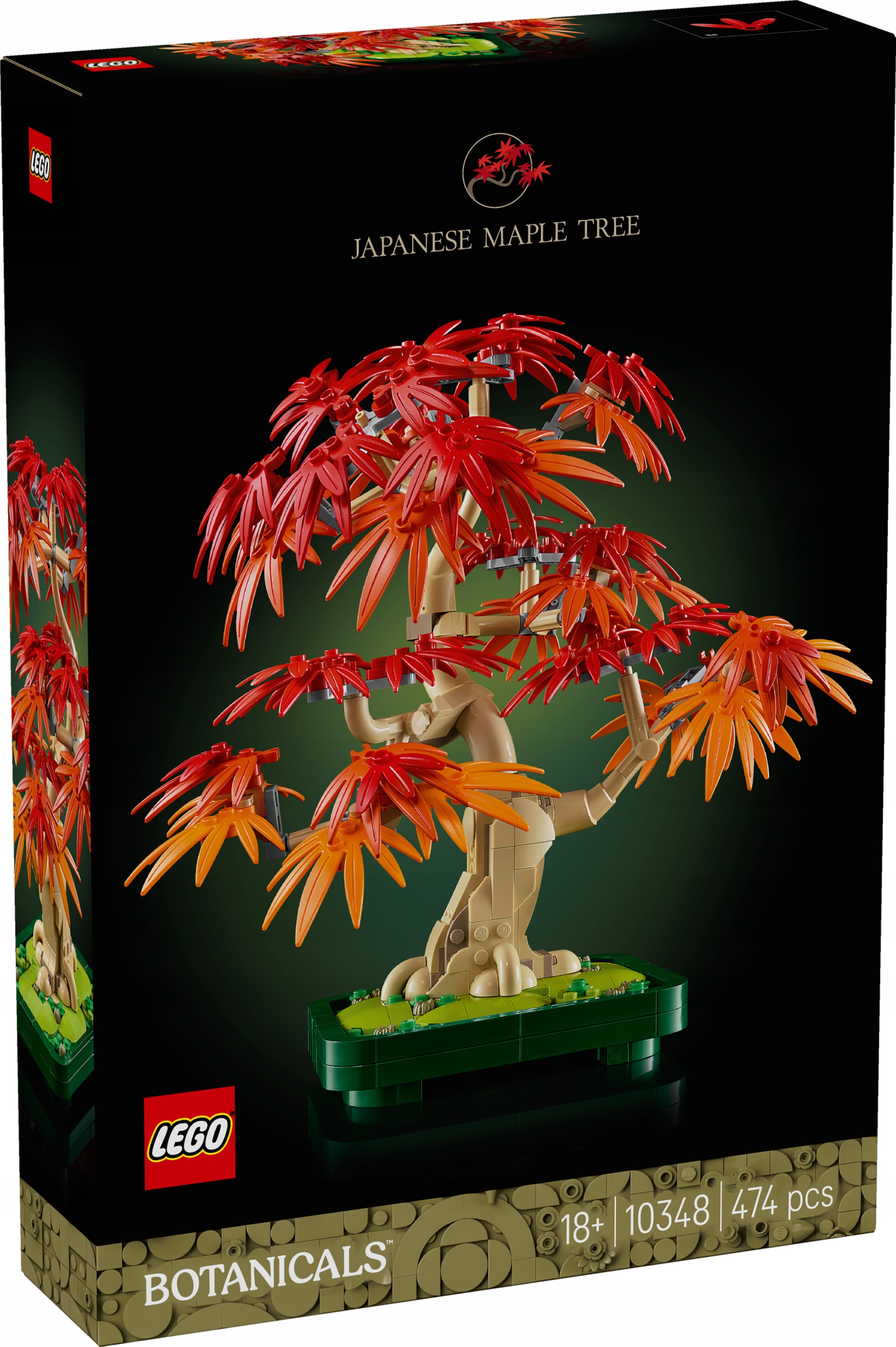 LEGO ICONS 10348 PALM MAPLE BONSAI, kaladėlių rinkinys +18 m.