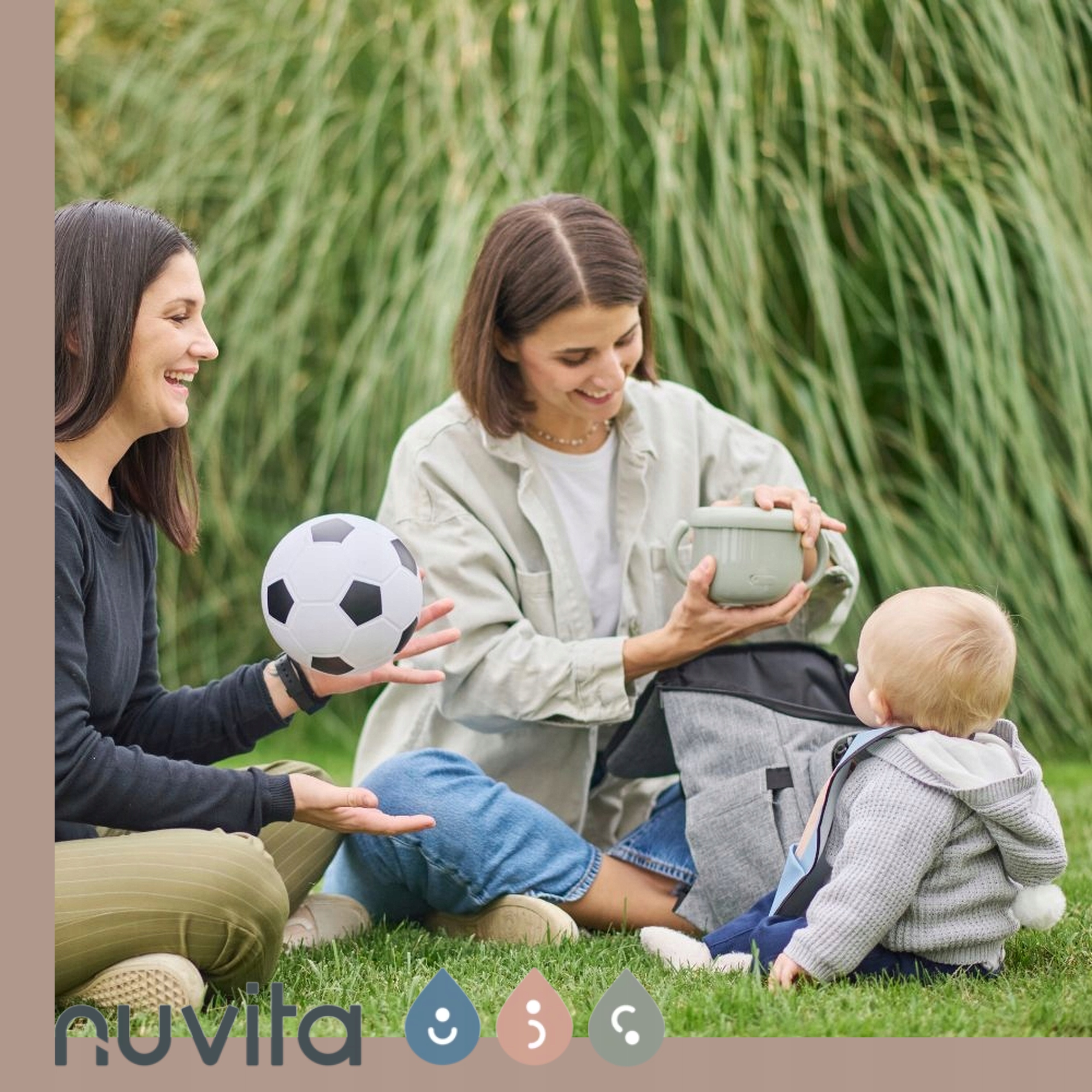 Nuvita premium nešiojamas pokylio šildytuvas su USB