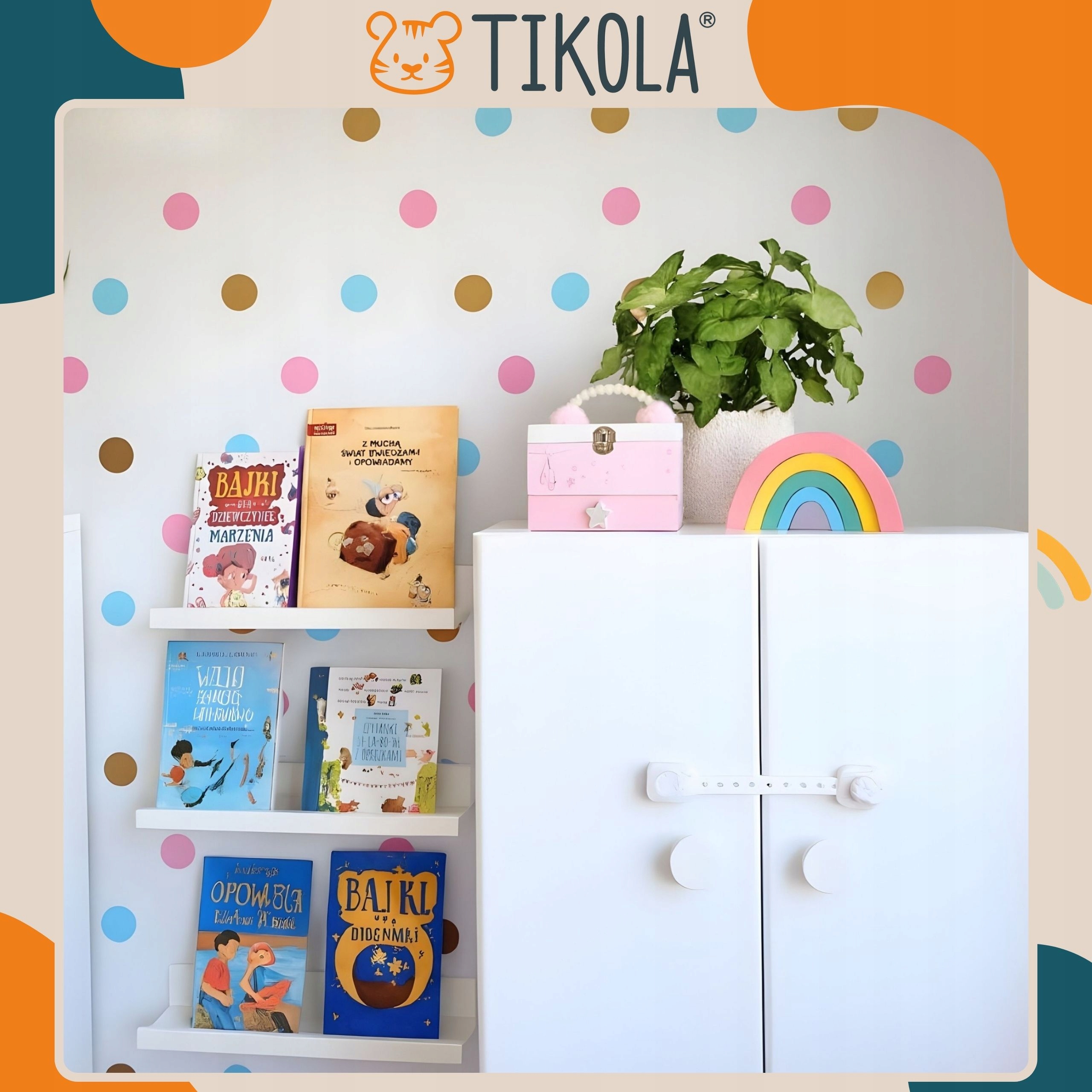 Tikola šaldytuvų ir stalčių saugos spynos 8 vnt.