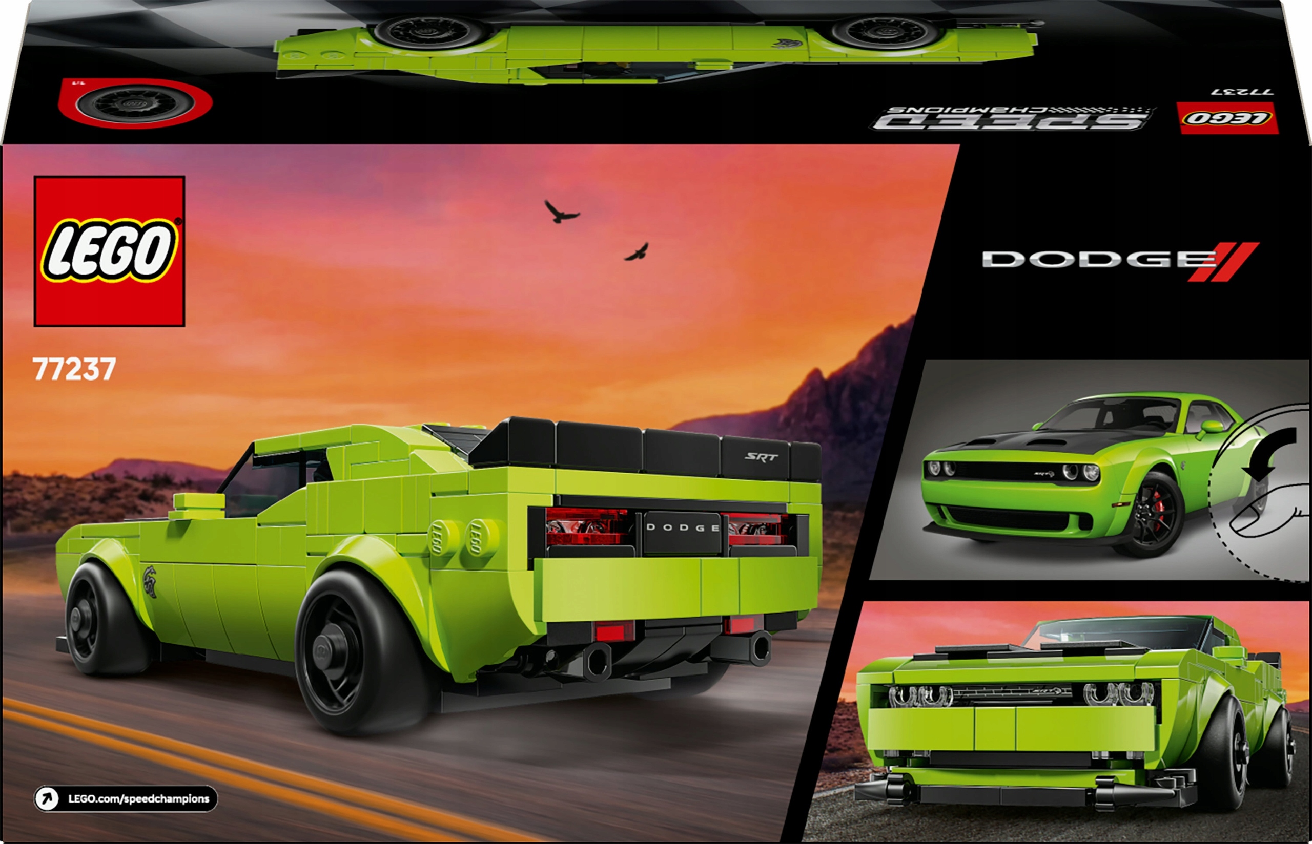Lego Speed Champions 77237 Dodge Challenger SRT Hellcat