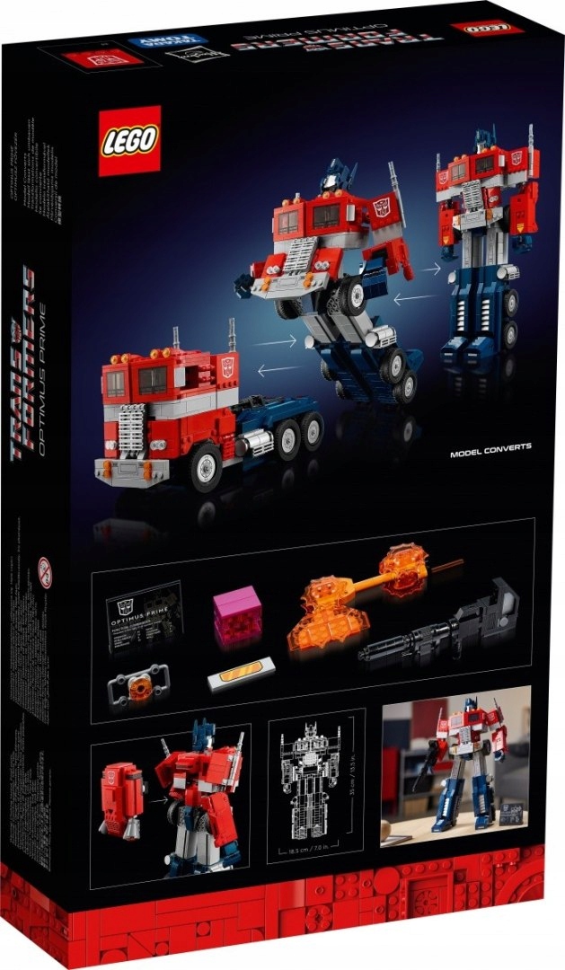 Lego Icons Optimus Prime konstruktorius 10302