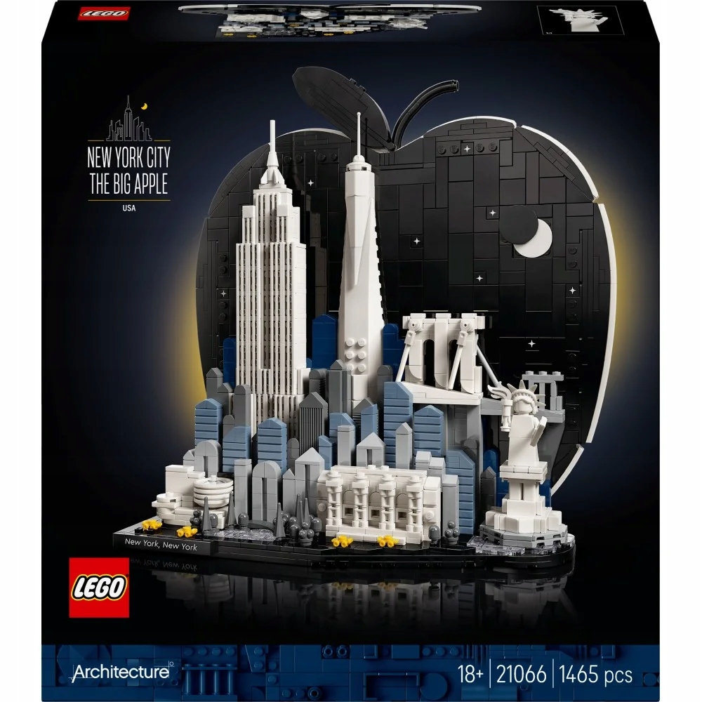 LEGO ARCHITEKTŪRA Niujorkas – Didysis obuolys 21066