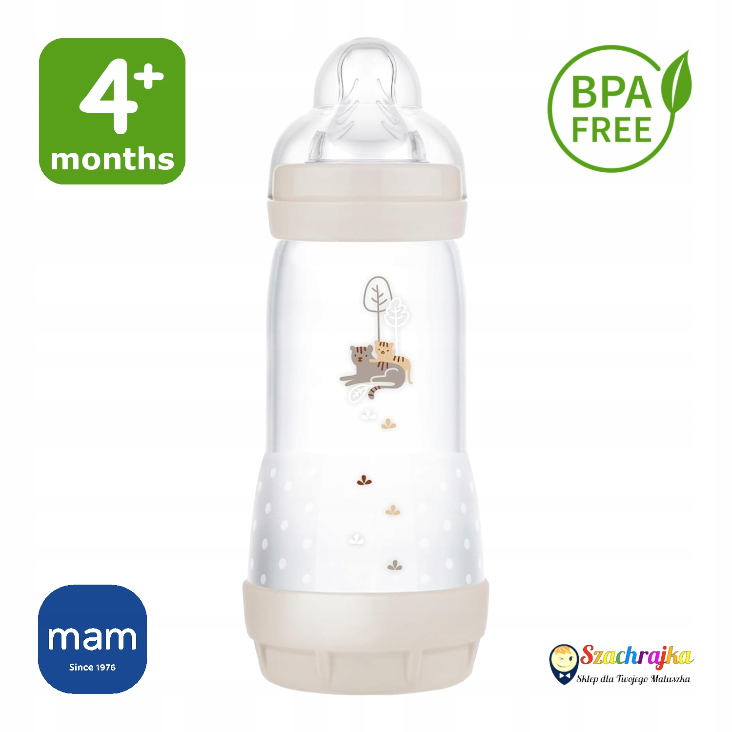 MAM Baby Anti Colic butelka 320 ml greitam srautui
