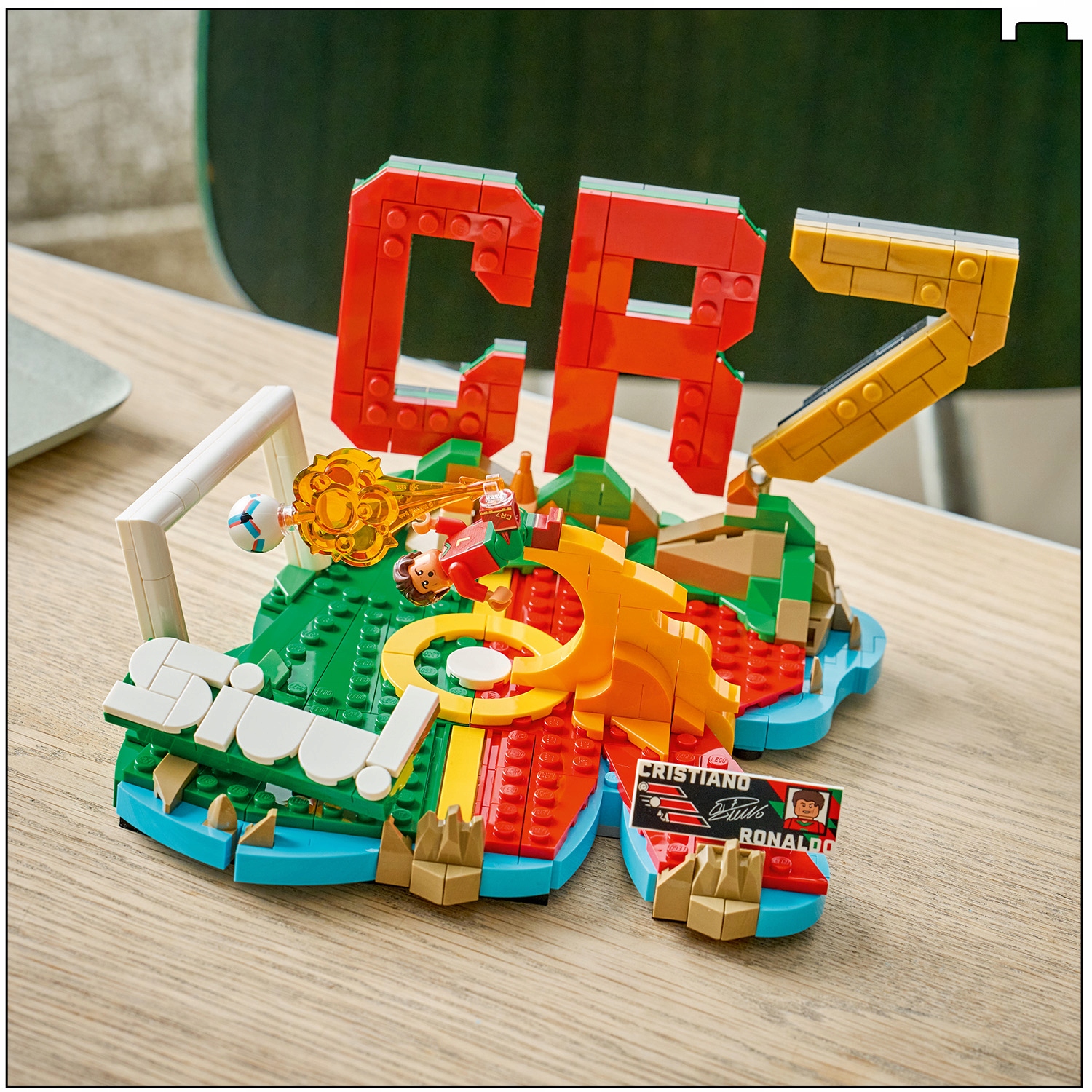LEGO EDITIONS 43012 CRISTIANO RONALDO Futbolo akimirkos, futbolas