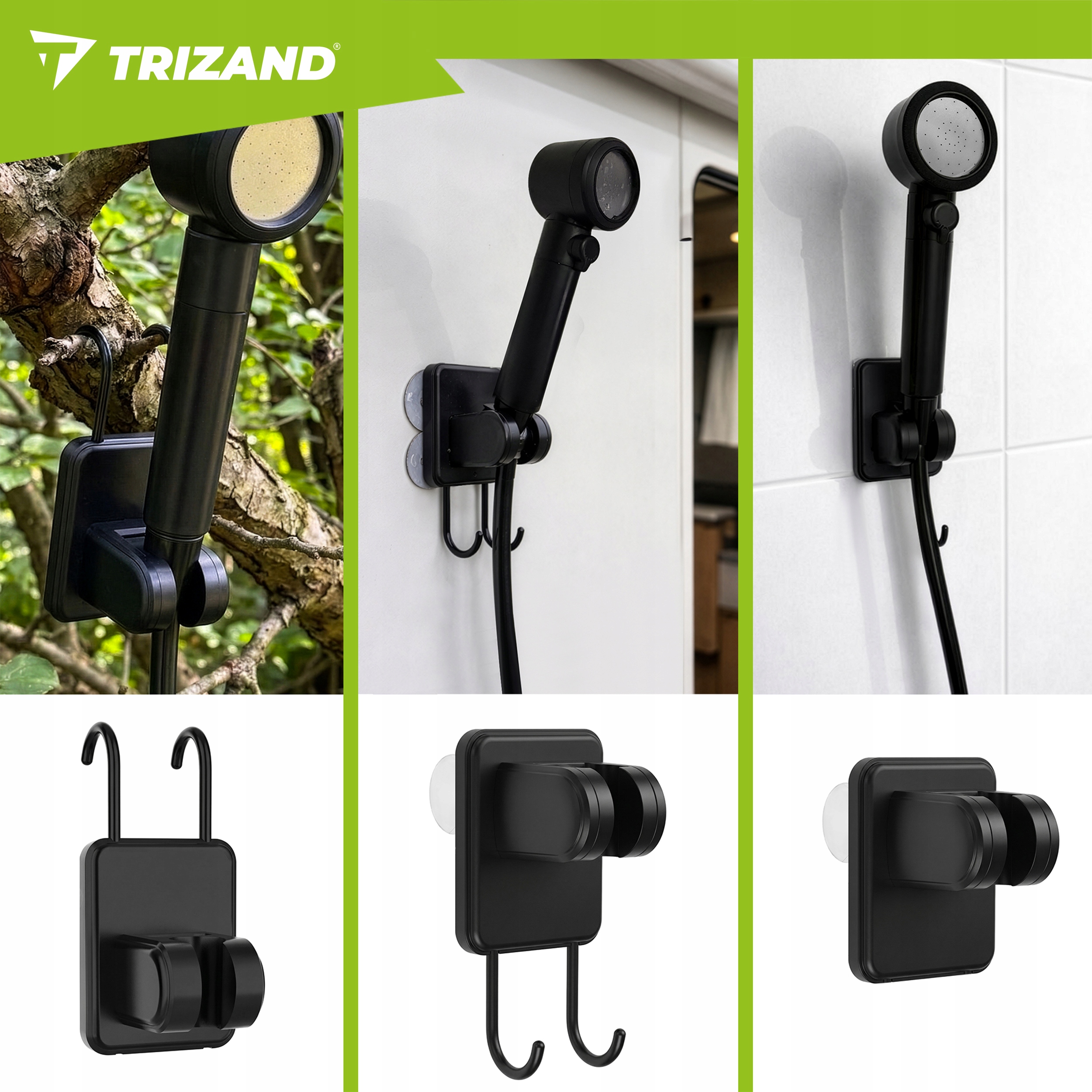 Trizand turističkas dušas 8000 mAh baterija