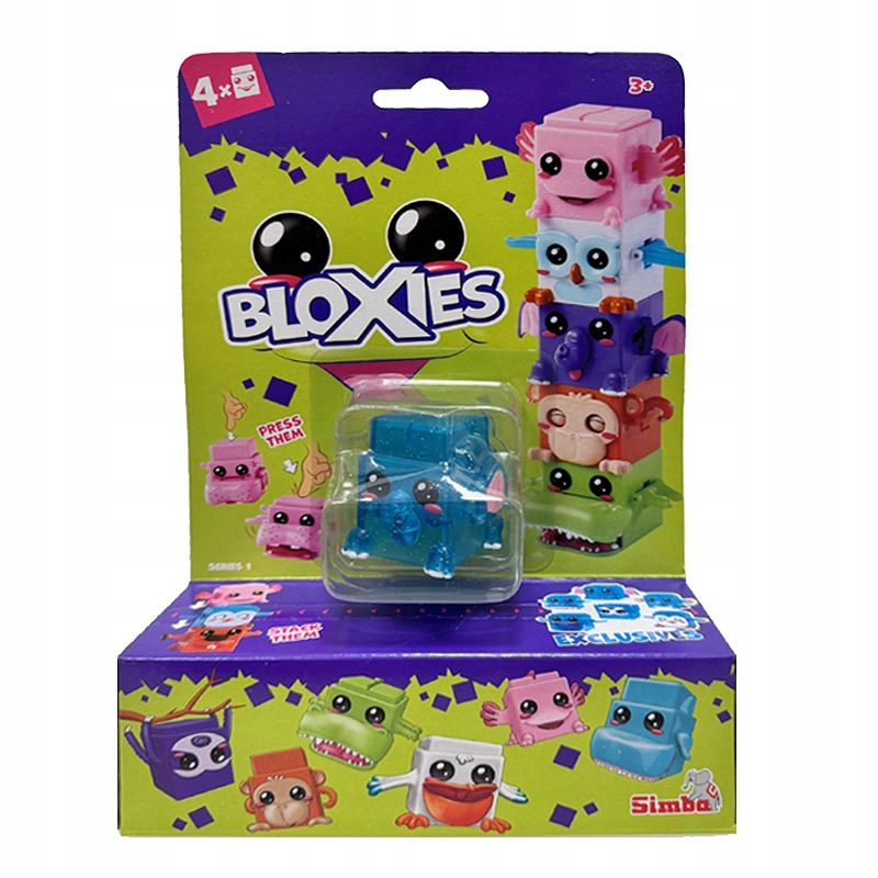 Simba Bloxies konstruktyvieji blokeliai, 4 elementai, 3+