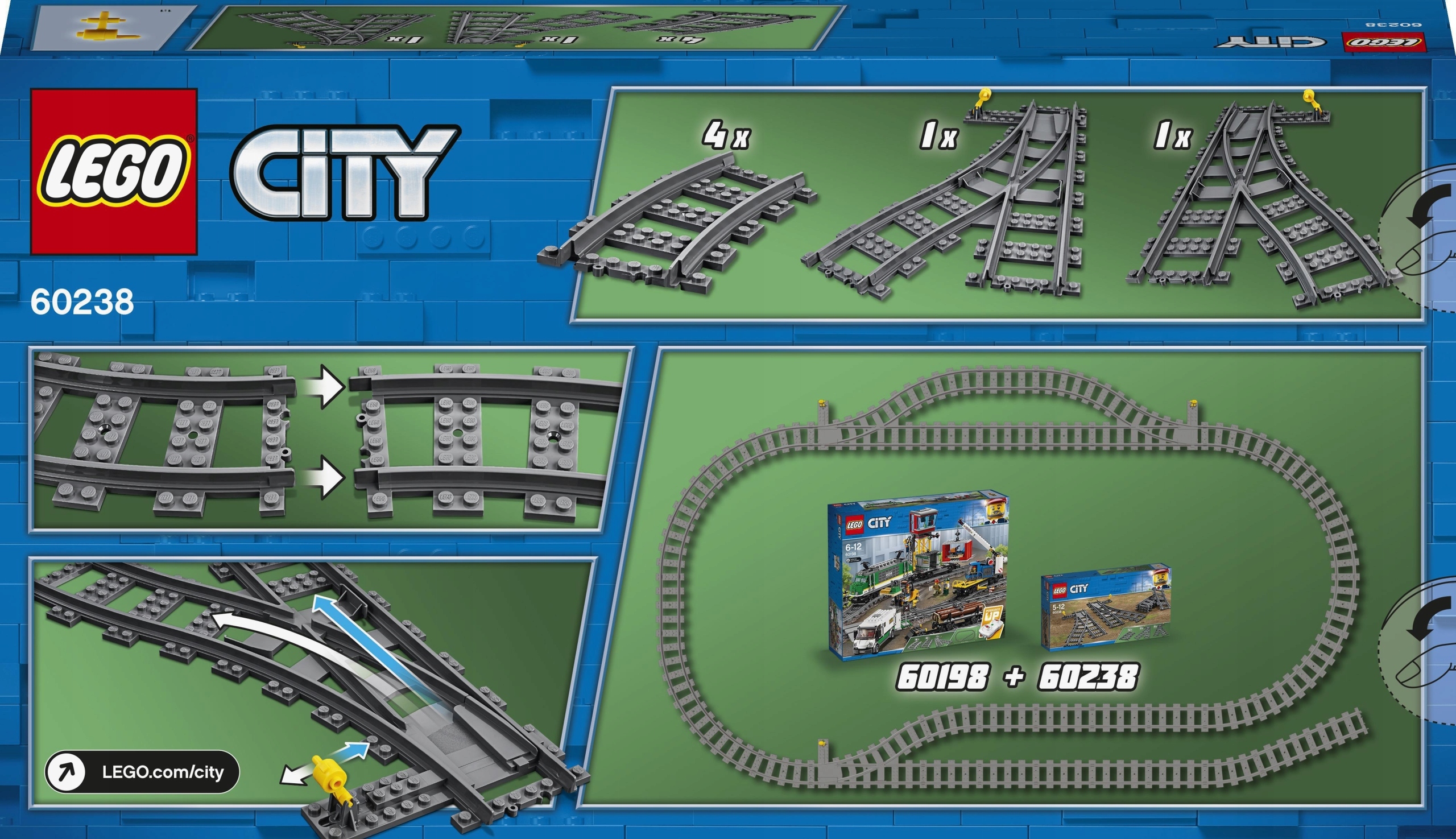 LEGO City 60238 bėgių stotis