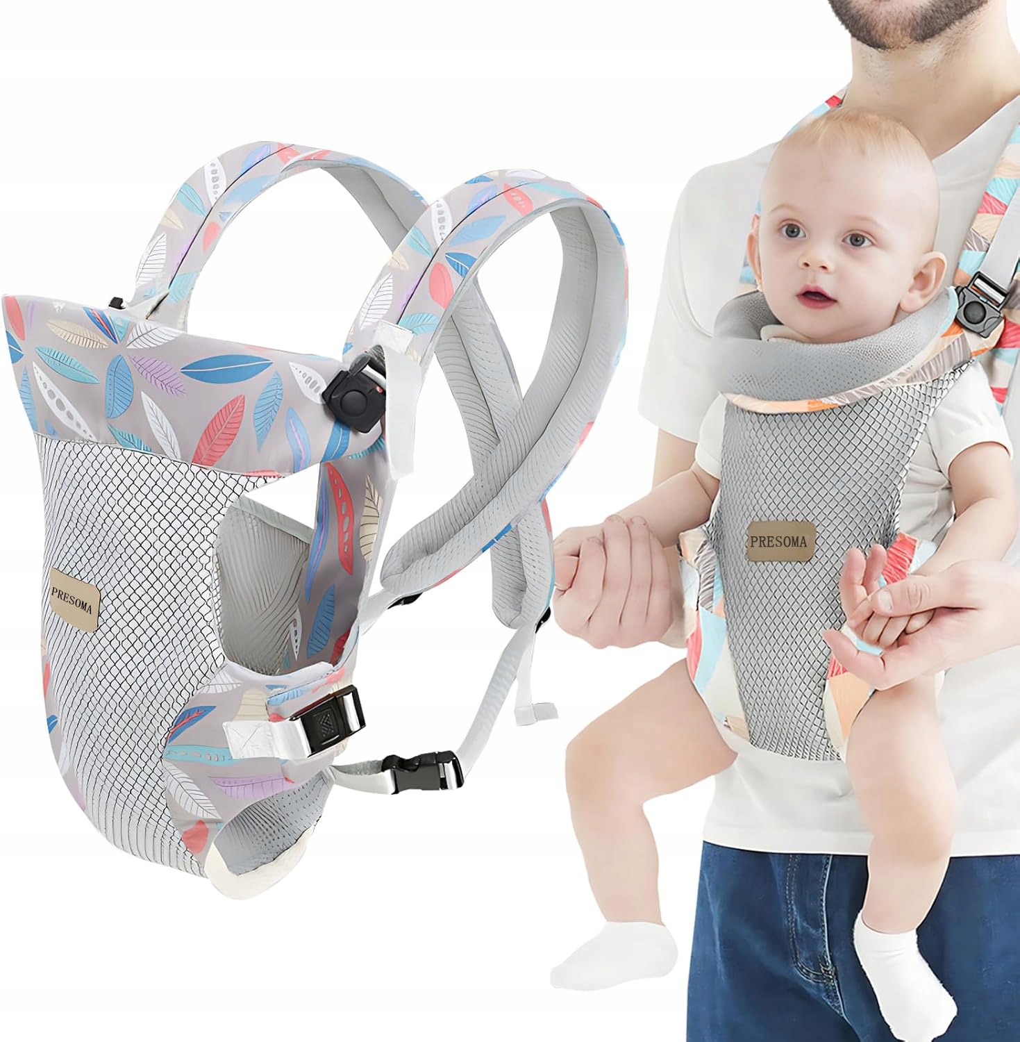 Wrap Cabrio 4 viename nešiojamasis nosidis iki 15 kg