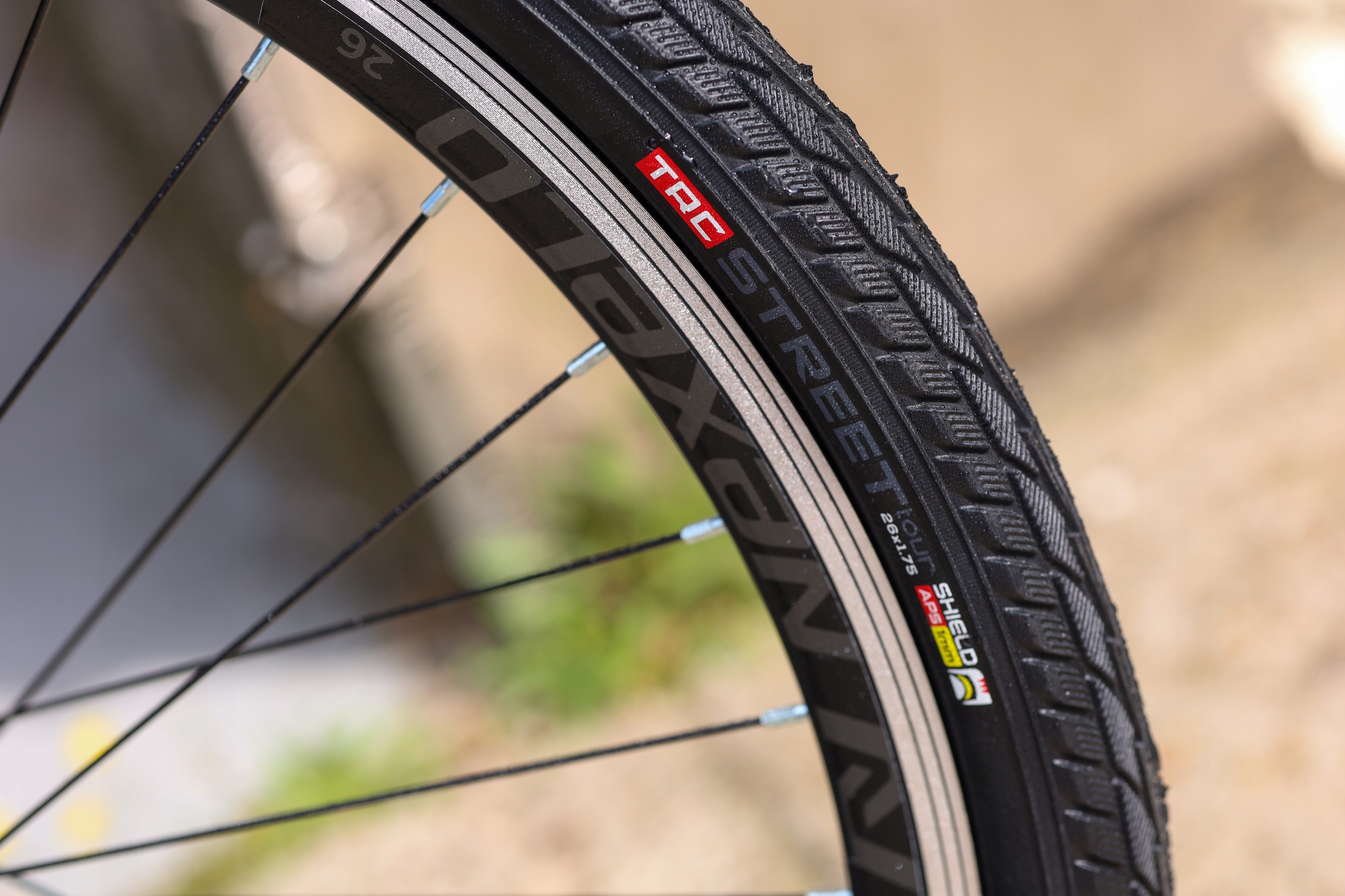 TRC dviračio padanga 26x1.75 su apsauga nuo vėžų