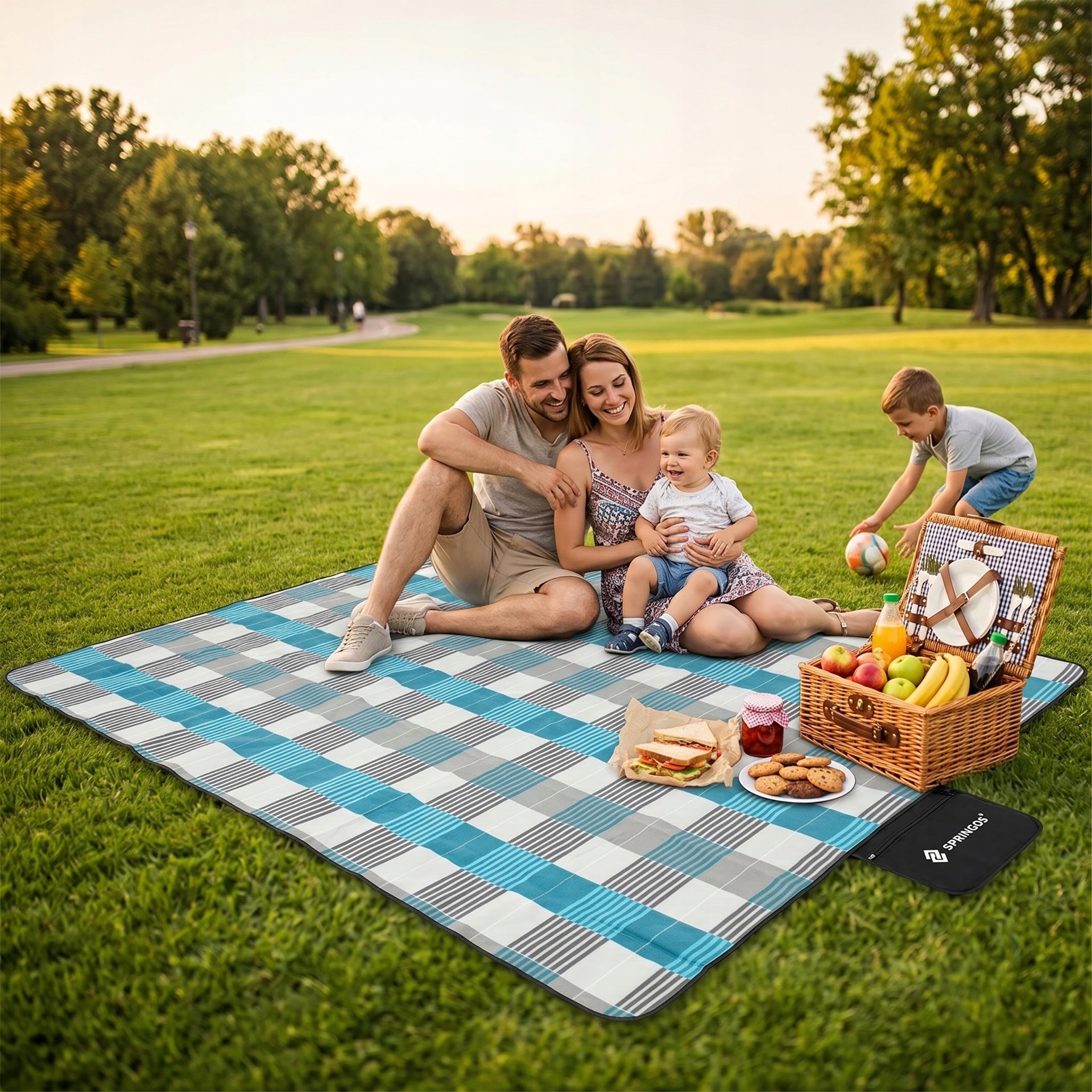 PIKNIKO ANTLOGA PAPLŪDŽIO KEMPINGAS 300x200cm KILIMU IZOLINTAS PLIŪDŽIO PLŪDINIS, ATSPIRUS VANDENIUI
