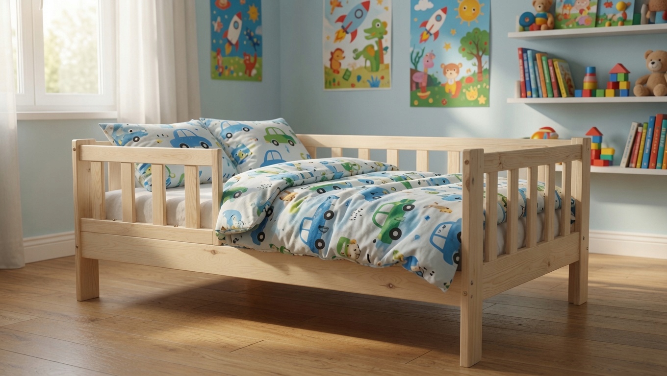 Vaikiška lova 80x160 cm Montessori medžio masyvo