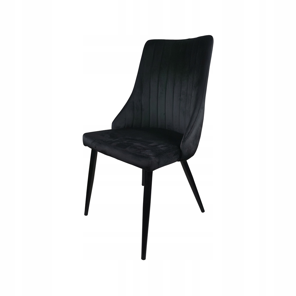 MINŠTA KĖDĖ, ELEGANTAS FOTOTELIS VIRTUVEI, VALGOMUI IR SVETAINEI, JUODAS