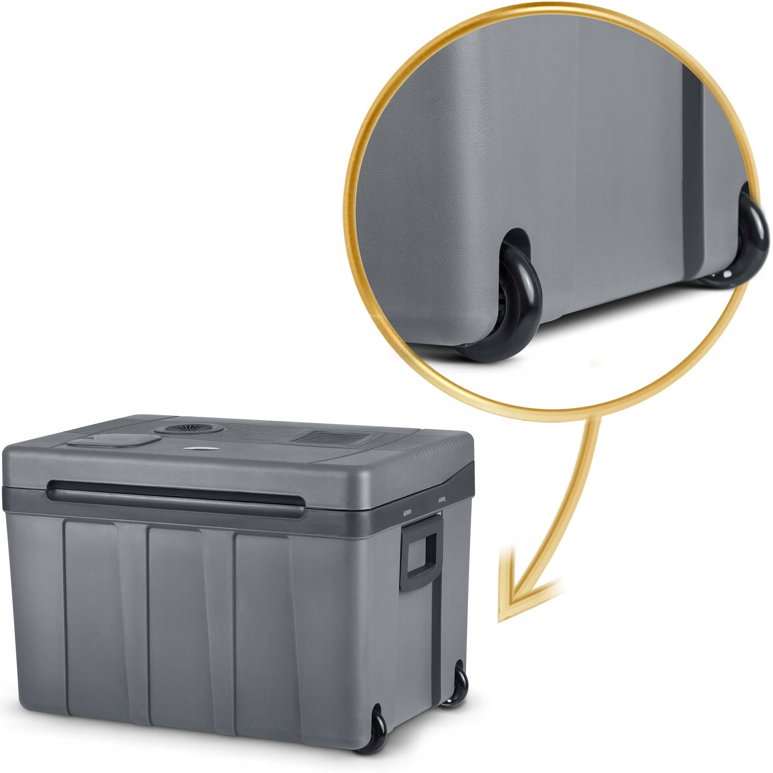 AUTOMOBILINIS Šaldytuvas 12V/230V USB 50L