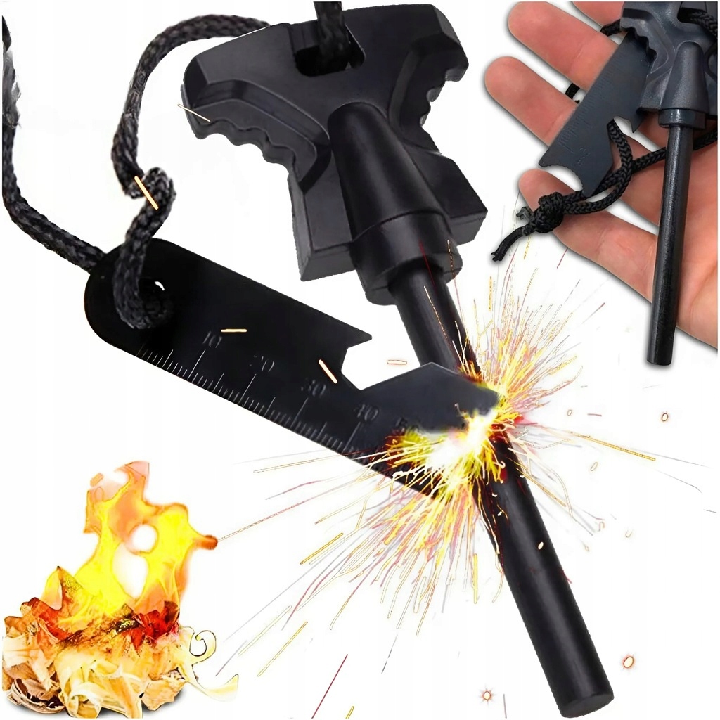 MAGNESIUM FIRST MILITARY FIRE STARTER MAGNETINĖS STOVYKLĖS IŠGYVENIMAS