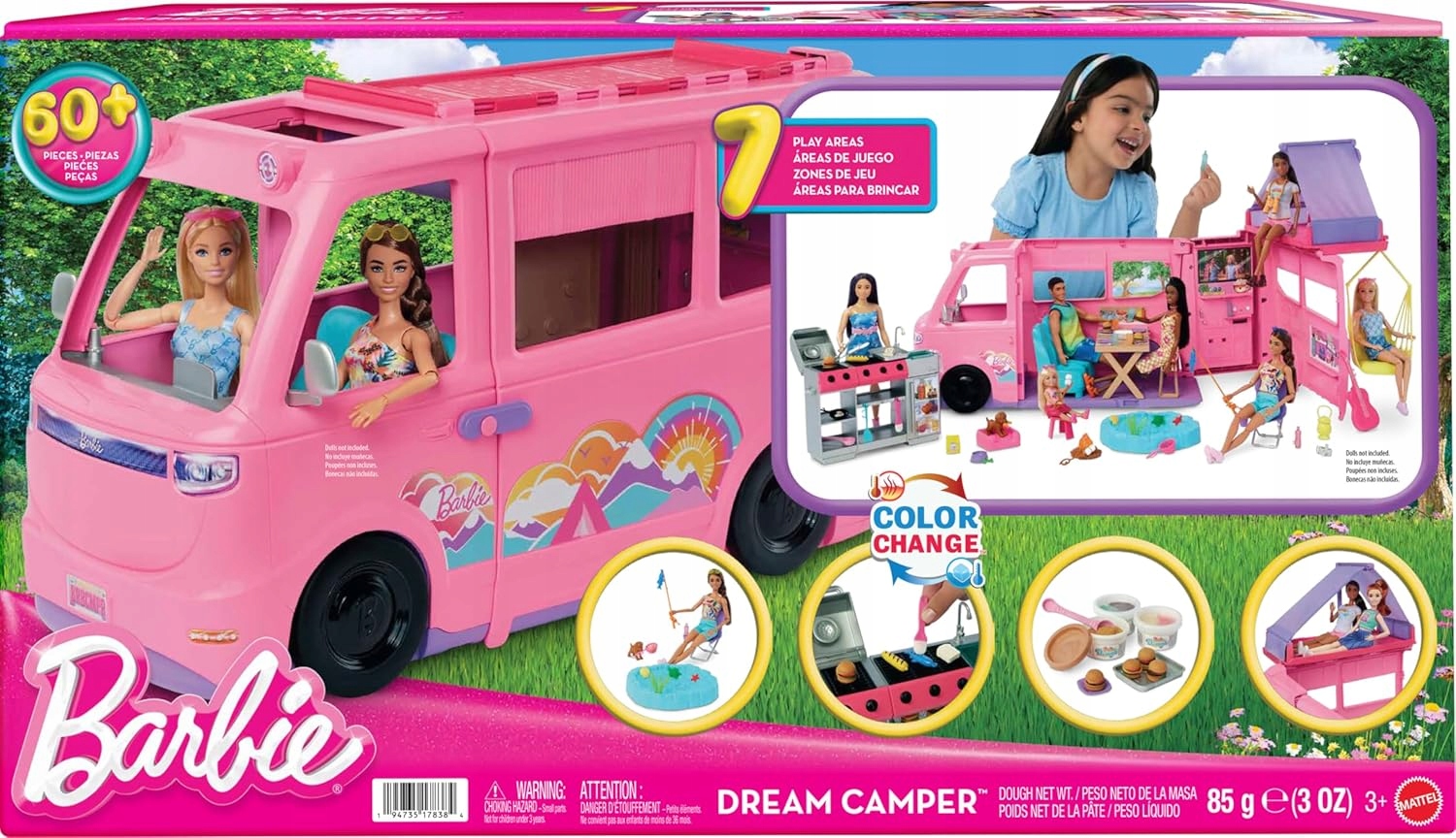 Barbie Dream Camper automobilis su aksesuarais