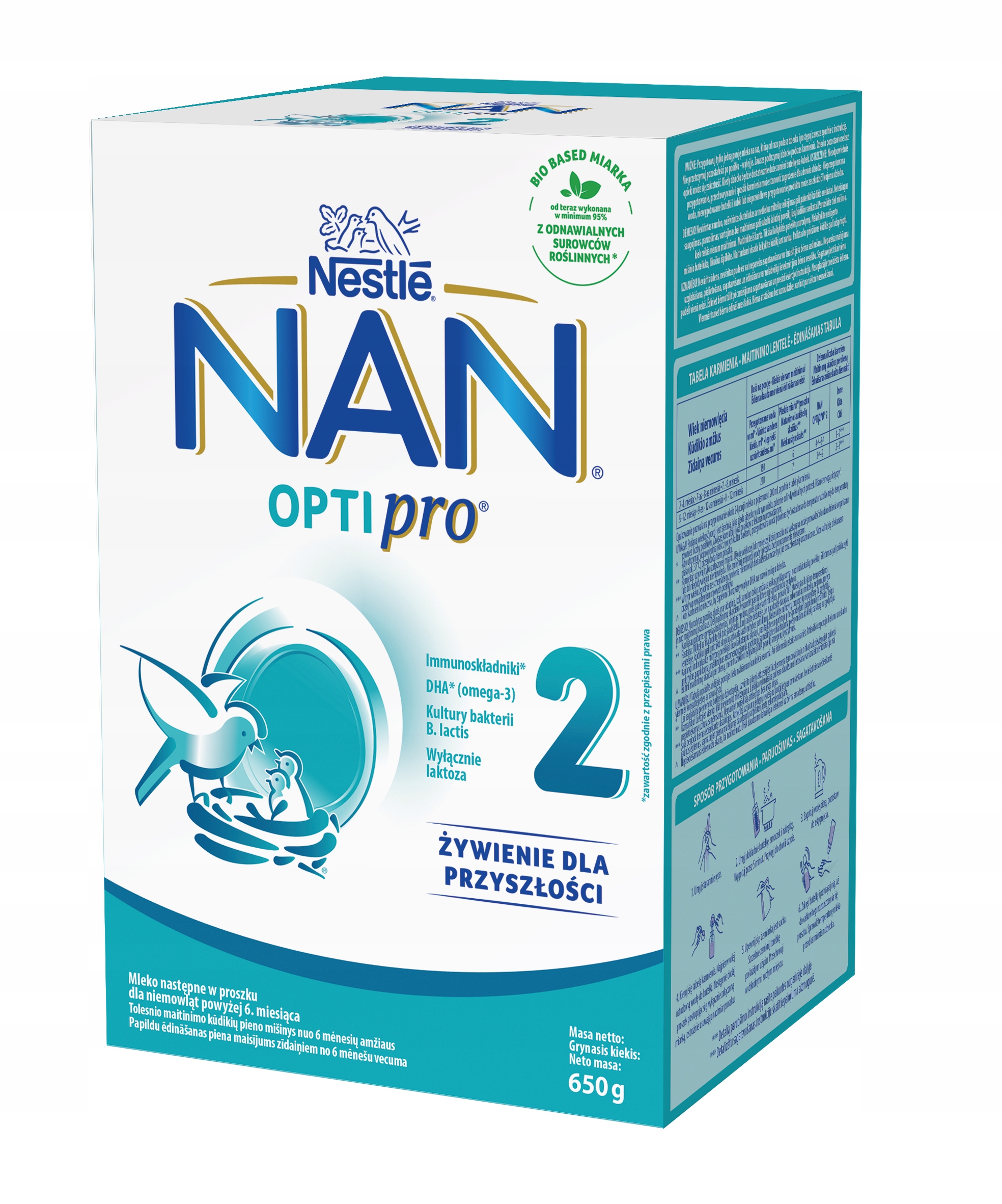 Nestlé NAN Optipro 2 pienas 650g