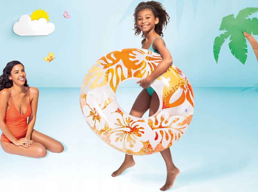 Intex dmuchamas žiedas baseinui 91 cm XXL