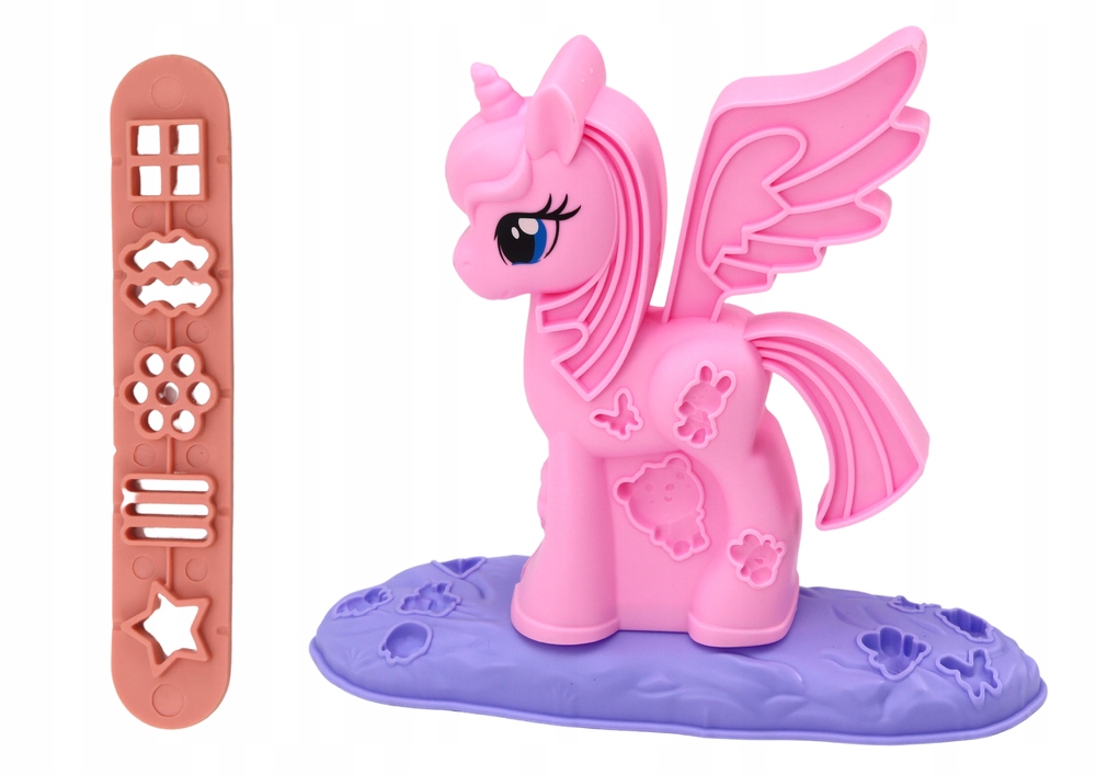 LEAN Toys Plastelina Jednorożec z akcesoriami