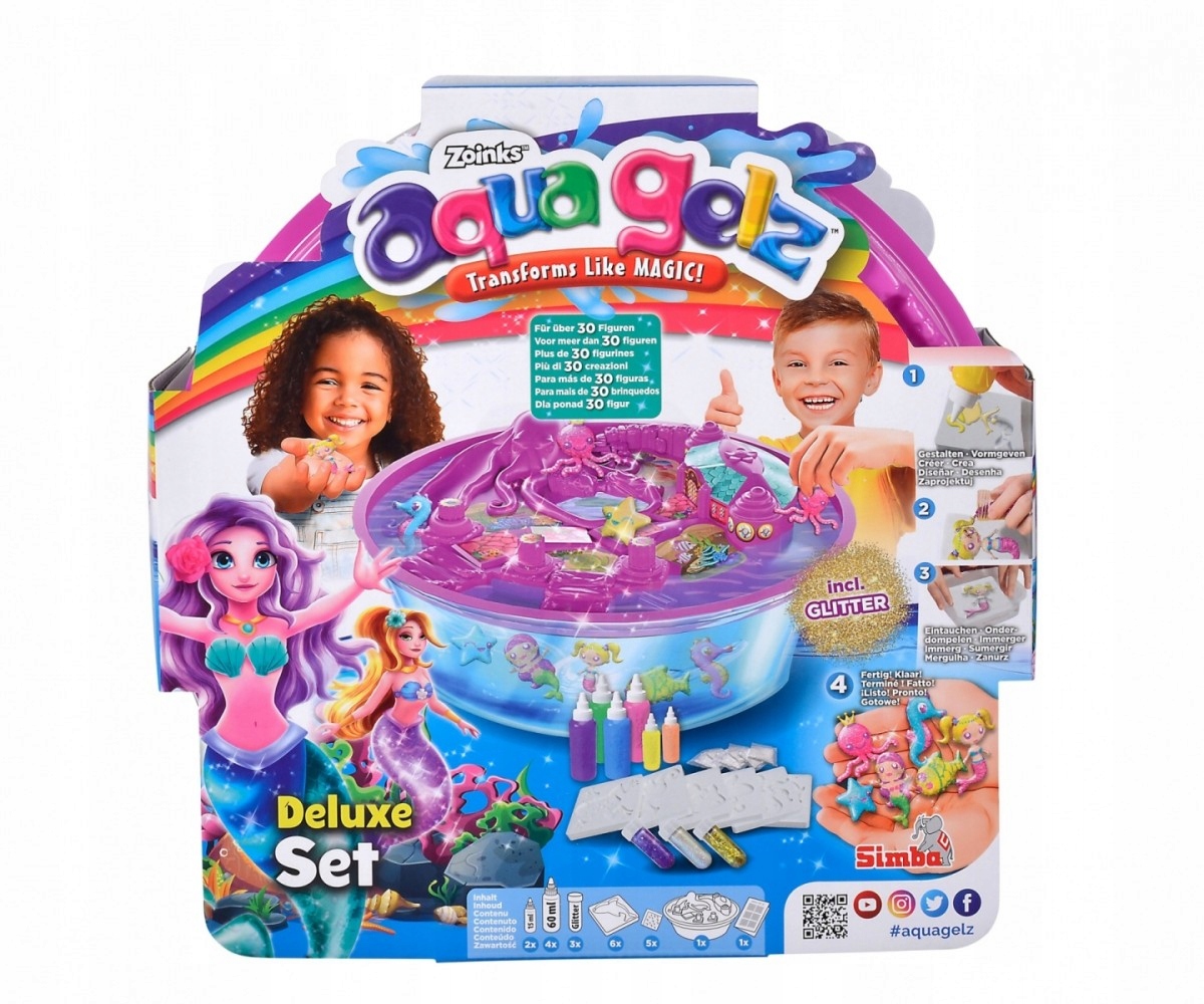 Simba Aqua Gelz magiškas sirenų rinkinys 3D