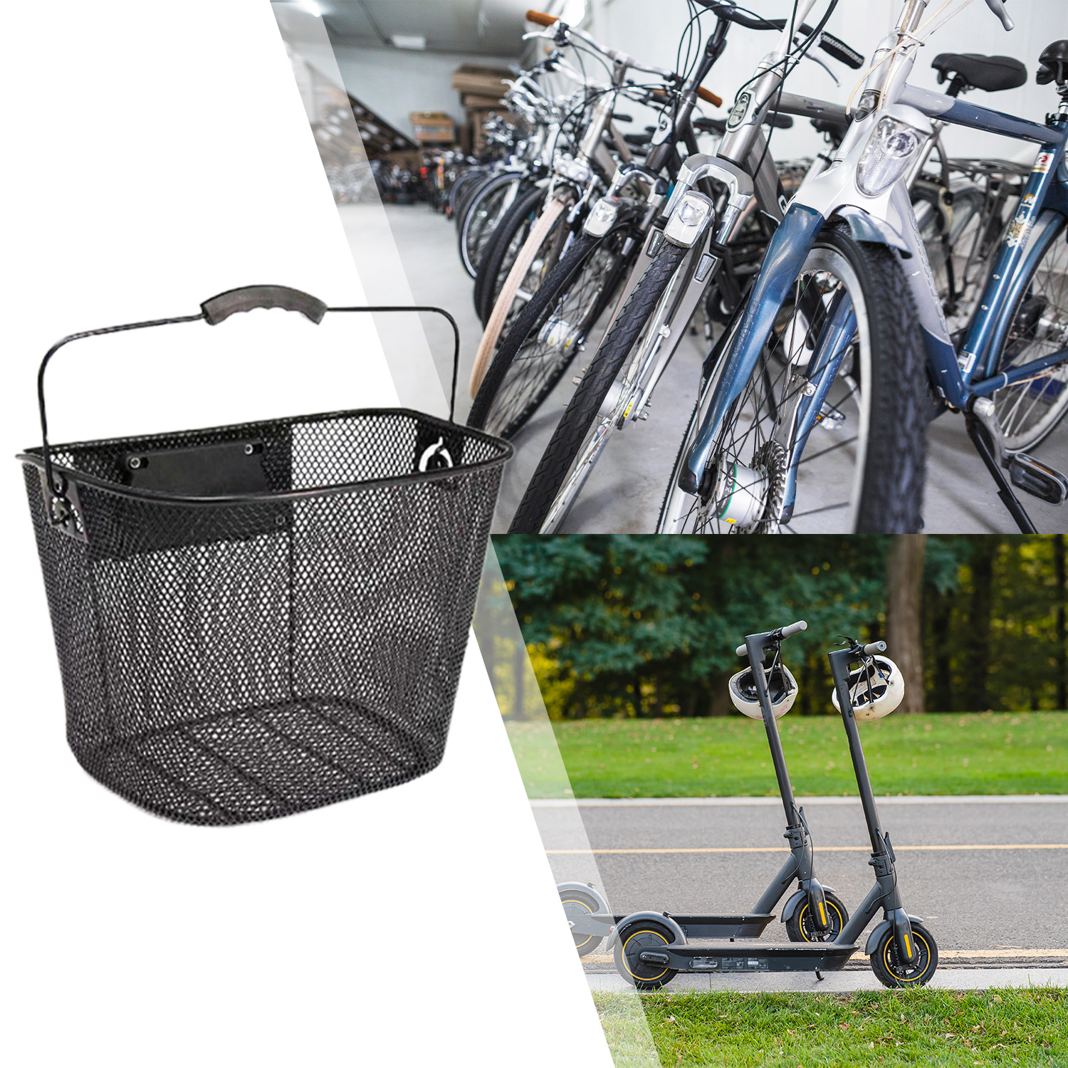 MEMFLOW metalinis dviračio krepšys priekyje 34cm