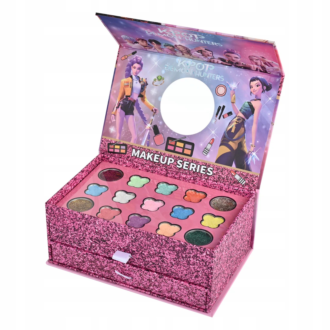 MAKIAŽO RINKINYS VAIKAMS, XXL BOX K-POP DEMON HUNTERS MAKEUP SERIES