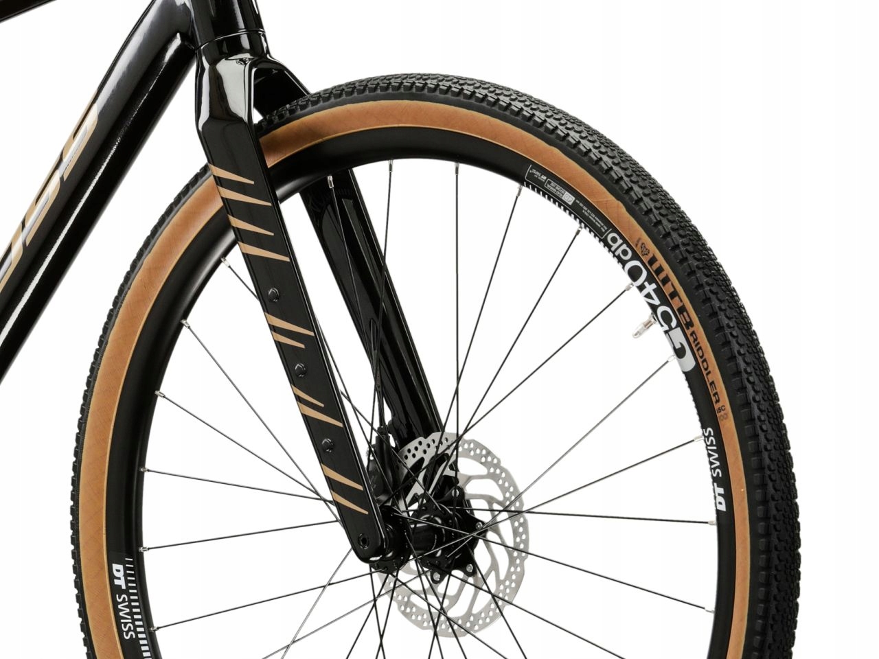 28" žvyro dviratis KROSS ESKER 6.0 GRX rėmas M 48.5 cm juodas - auksinis R25