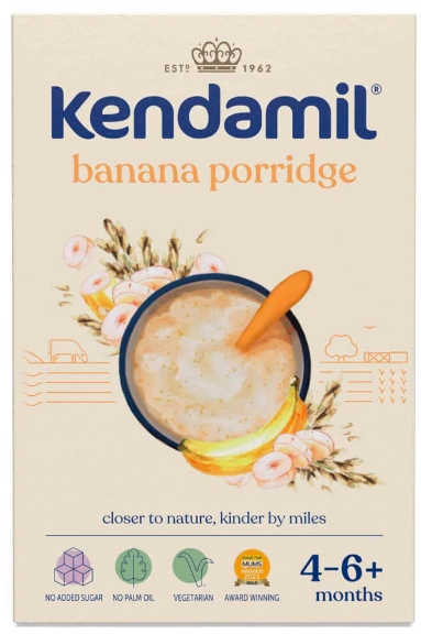 Kendamil pieno košė su bananu 150 g