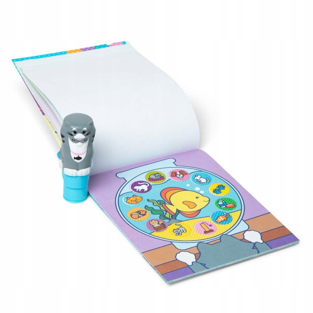 Melissa & Doug naklejki stempelek kot StickerWOW