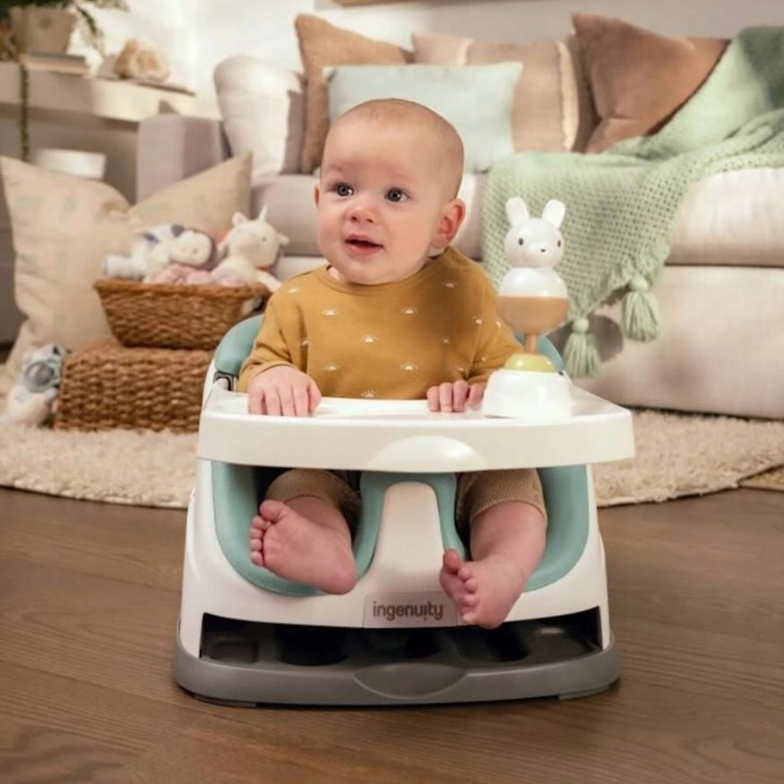 Ingenuity 2 in 1 maitinimo kėdutė rožinė