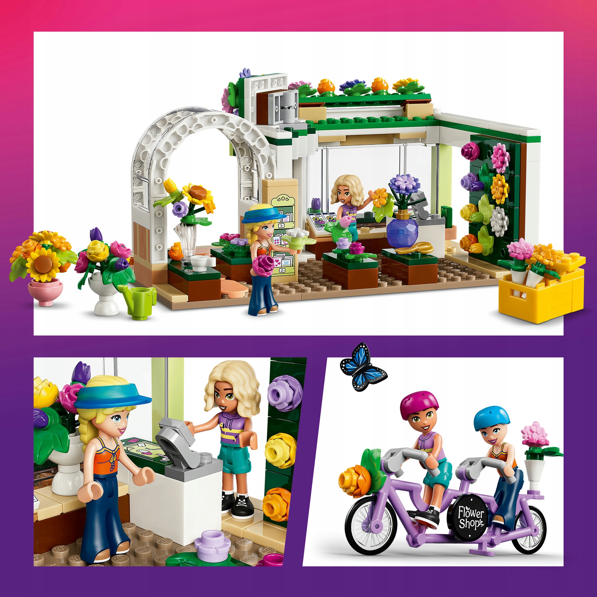 LEGO Friends kreatyvus žiedų parduotuva 42693