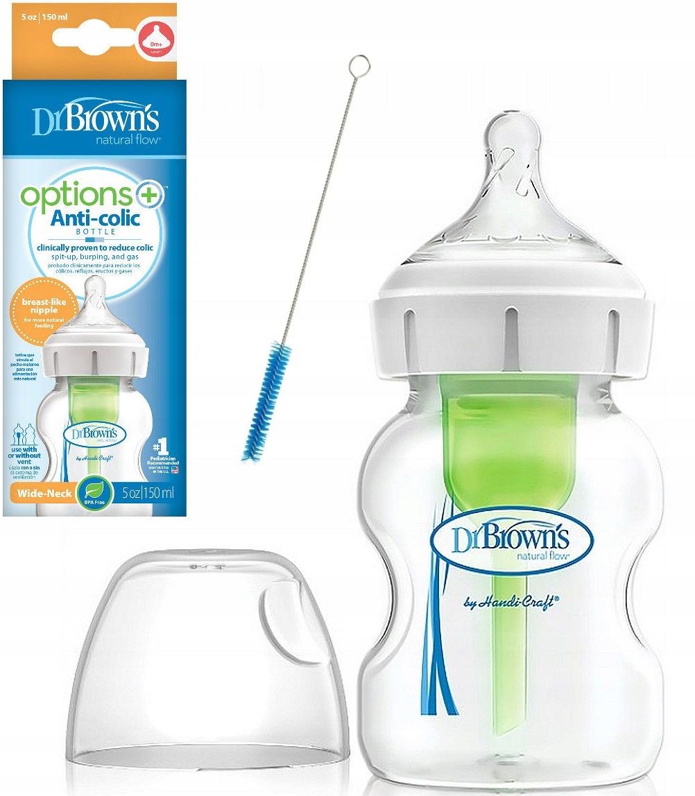 Dr Brown's Options+ buteliukas nuo pilvo dieglių 150 ml