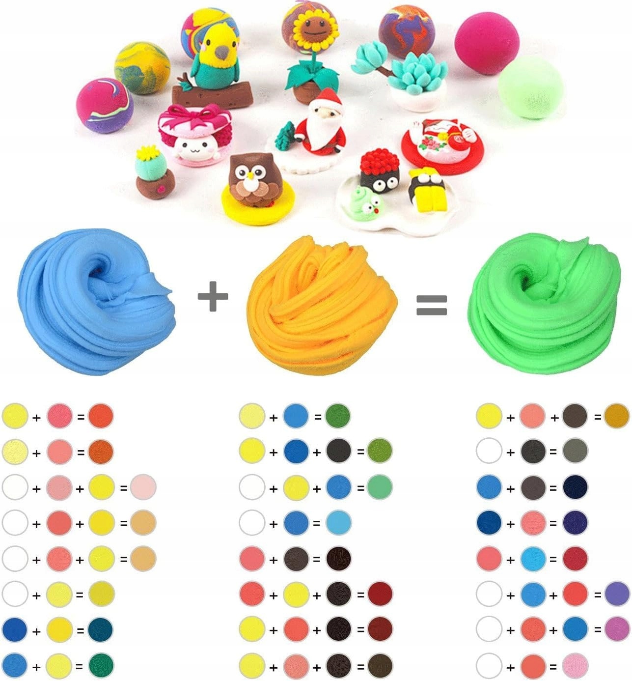Magična plastilina 60 spalvų sensoplastika