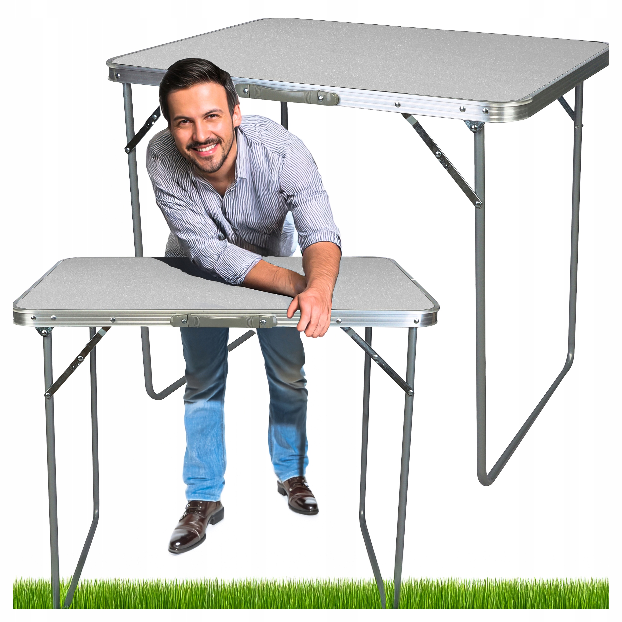Gotel sulankstomas turistinis stalas 80x60x70 cm